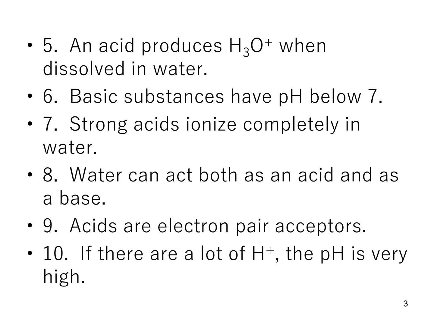 Acid-Base
Equilibria

1 PRE-TEST

1. The products of neutralization are
always water and salts.
2. An acid is a proton donor.
3. Strong base