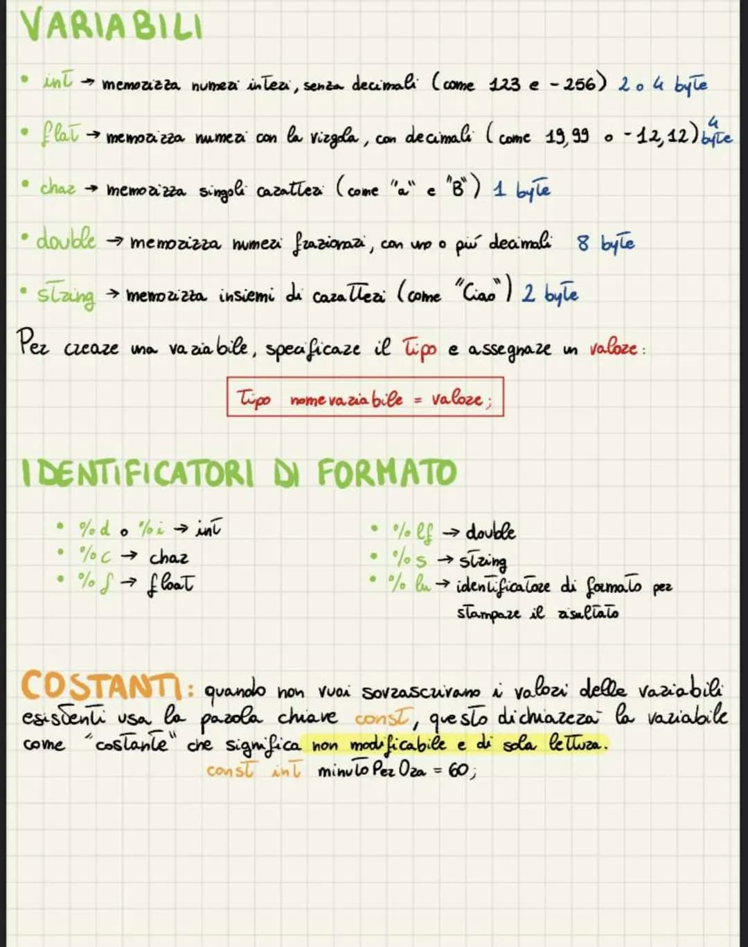 # PROGRAMHAZIONE C

INTRODUZIONE

LIBRERIE

#include <stdio.h> libzezia di file di intestazione che ci consente di lavoraze
con funzioni di 