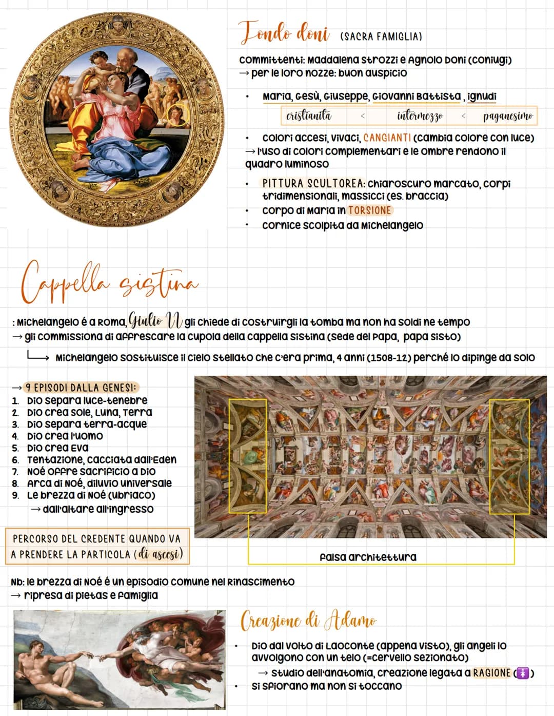 # Michelangelo Buonarroti

*   1475, Arezzo - 1564, ROMA
*   stile artistico differente a seconda dell'età (vissuto 89y), es. 3 pietà scolpi