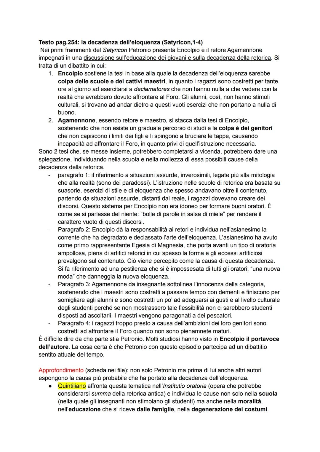 # Vita

Le incertezze e i dubbi riguardanti il Satyricon nascono anche dalla difficile identificazione di
Petronio. Per molto tempo, infatti