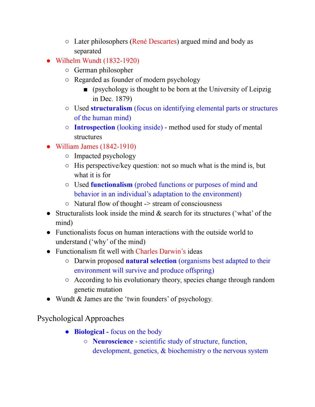 Key
Definitions
People

Ch. 1: The Science of Psychology

Defining Psychology & Exploring Its Roots

• Psychology - the scientific study of 