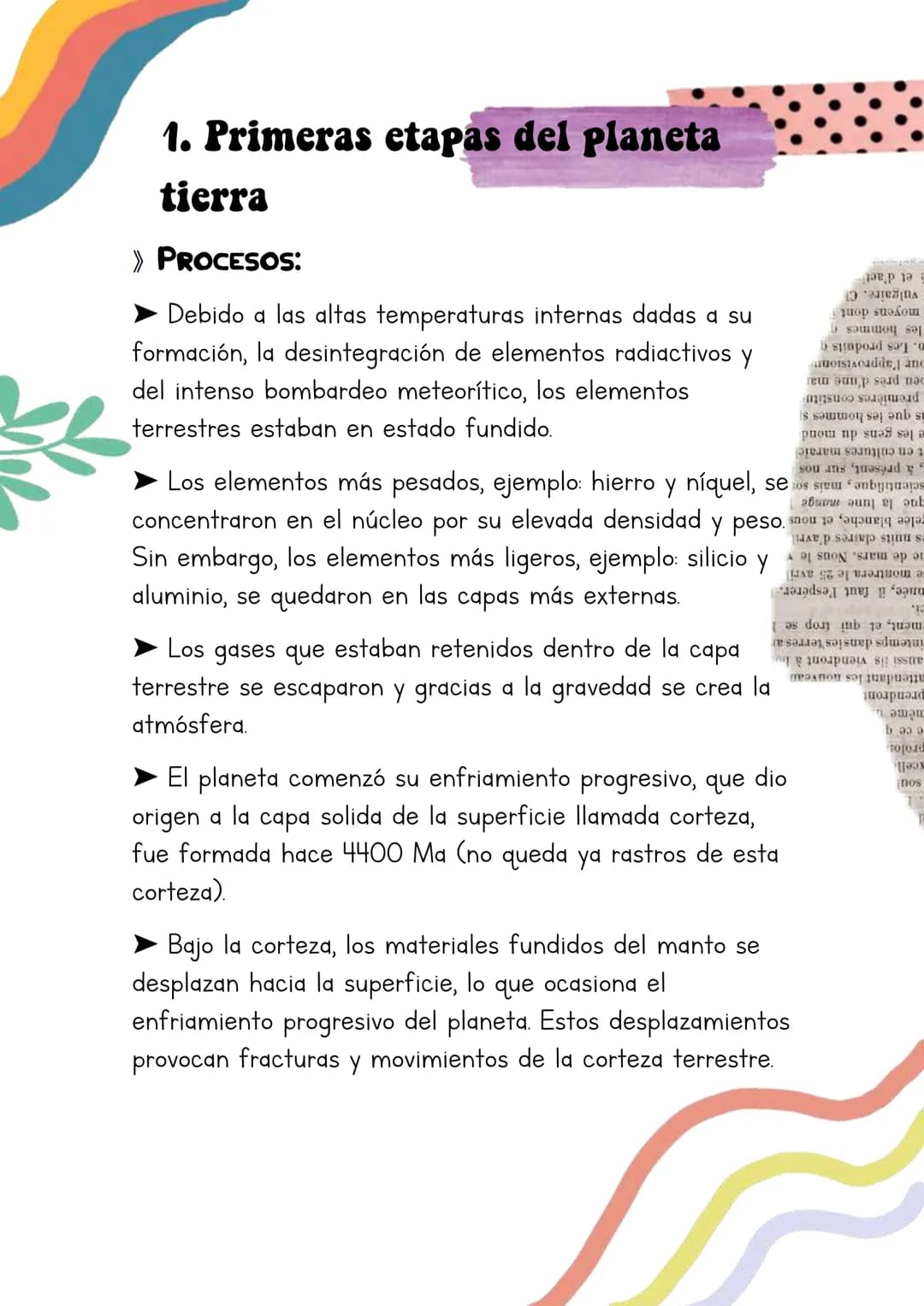 # Biologia
Lucia Esteban

INDICE

1. Primeras etapas del planeta tierra
2. Métodos sísmicos
3. Estructura interna de la tierra
4. La deriva 