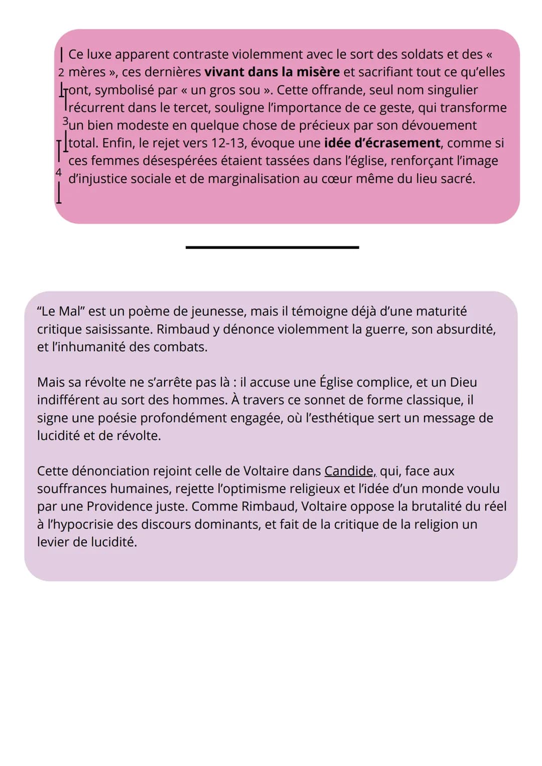 Le Mal

Une
dénonciation
de la Guerre
et de
l'absurdité du
pouvoir
-A
-B
-C
Tandis que les crachats rouges de la mitraille
Sifflent tout le 