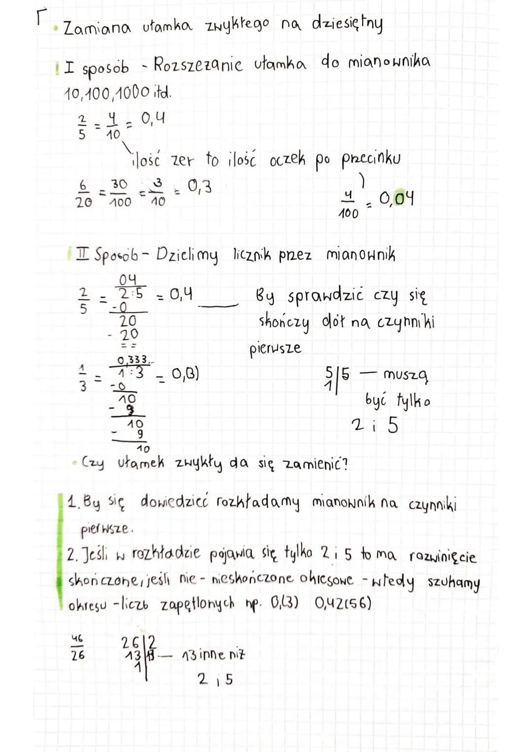 # Ułamki

- Dodawanie ułamków zwykłych

Precinek pod precinkiem w dziesiętnym dodawaniu)

$\frac{12}{20} + \frac{3}{20} = \frac{15}{20} = \f