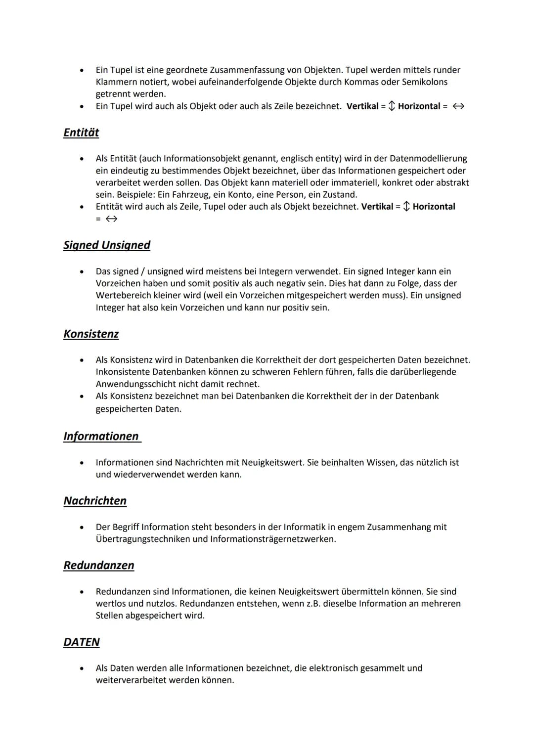 # Beziehungen - Datenbank

## 1:1 Beziehung in relationalen Datenbanken

In einer "Eins-zu-Eins" -Beziehung in einer relationalen Datenbank 