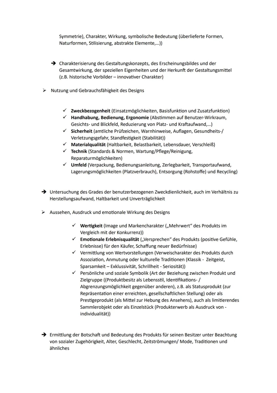 # Möglichkeiten und Grenzen einer Design-Analyse

Design = funktionsorientierte Formgebung von industriell hergestellten Gebrauchsgegenständ