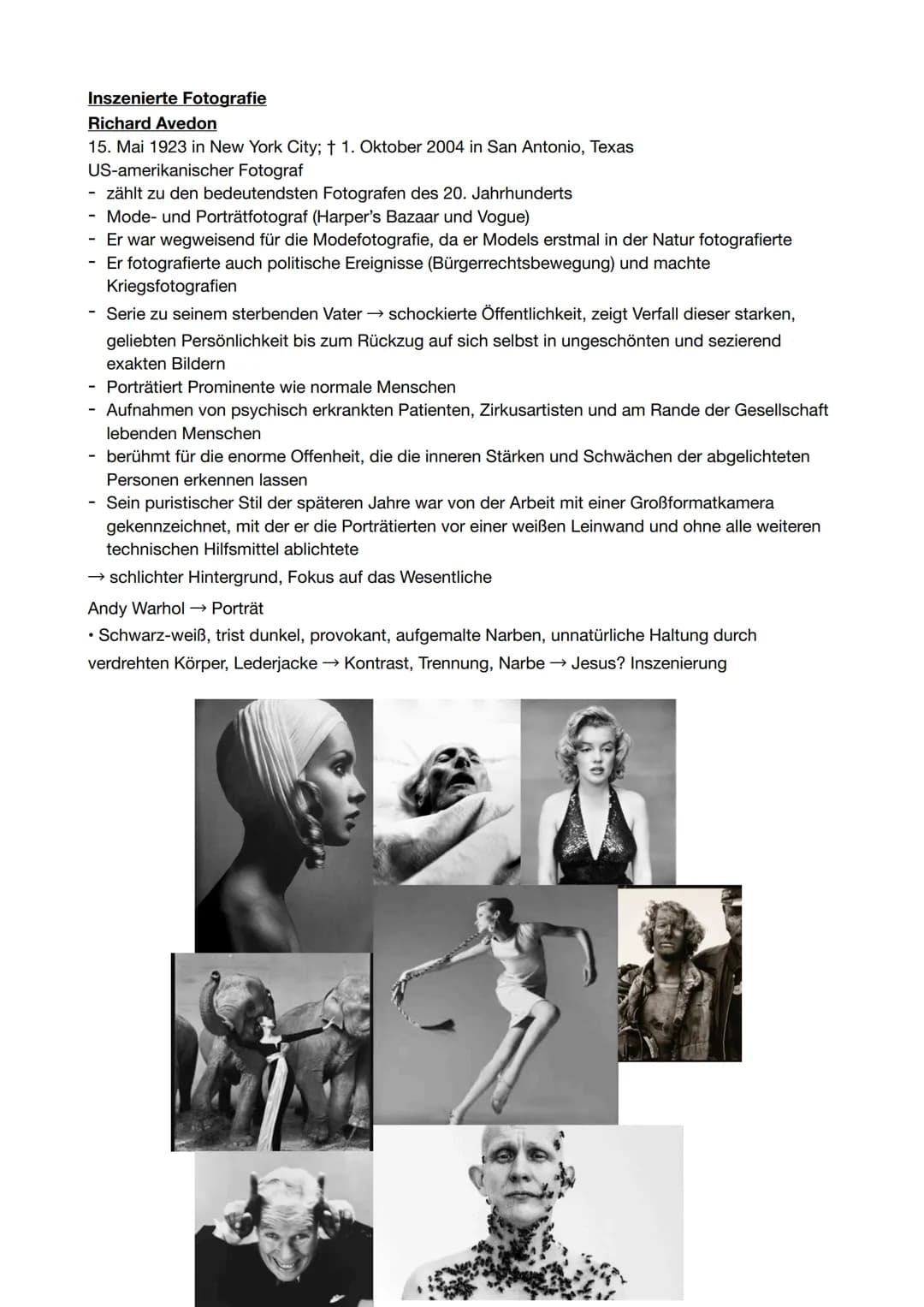 # Q2.1 Ausdrucksmöglichkeiten von Fotografie - Hinterfragung der Wirklichkeit

Bilderschließung

- charakteristische Bildbeispiele unter Ber