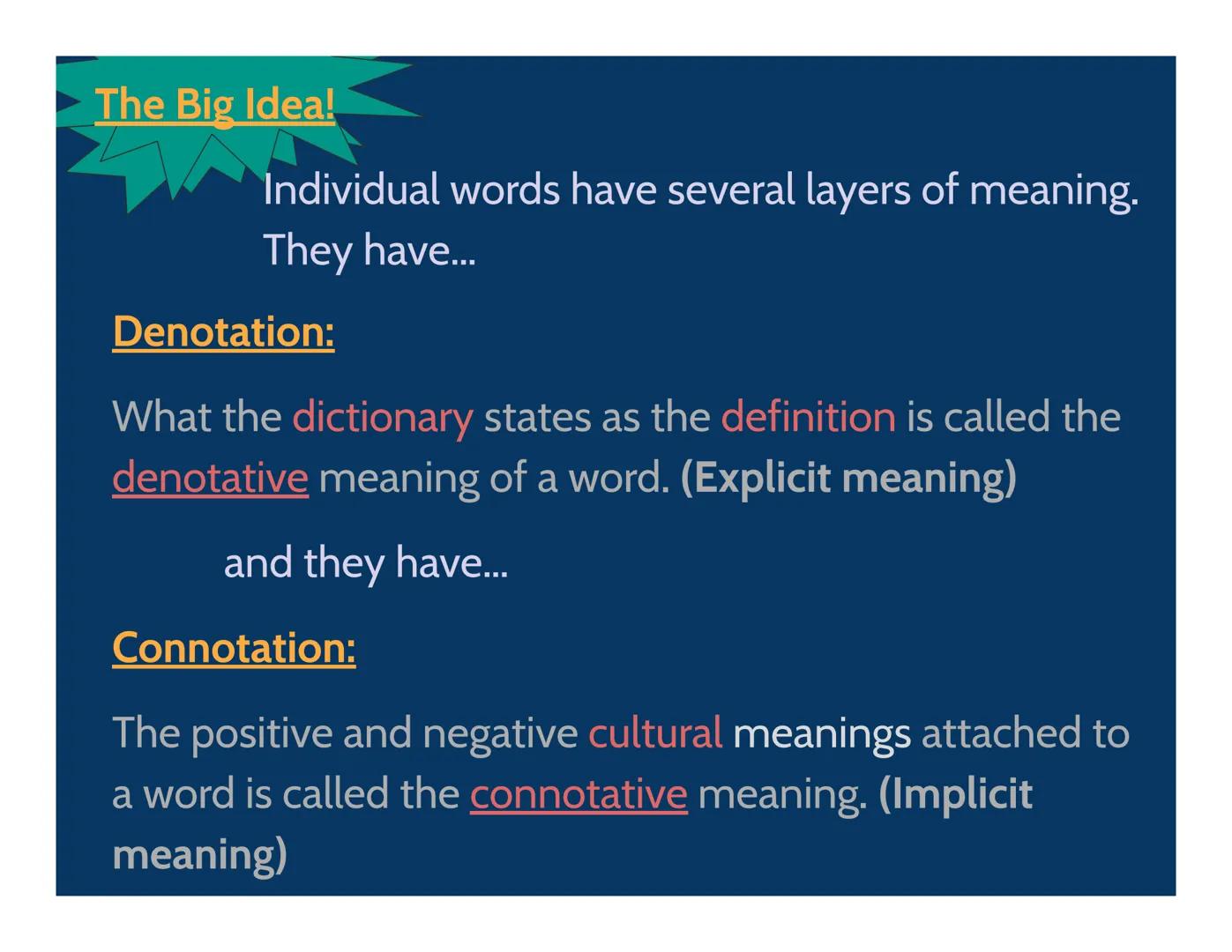 Connotation vs. Denotation

VS.

games or
one of
e played
at risks,
cut into

risky,
es) di-
efined
ed to

dictatorial/diktatoriali نام
Lati