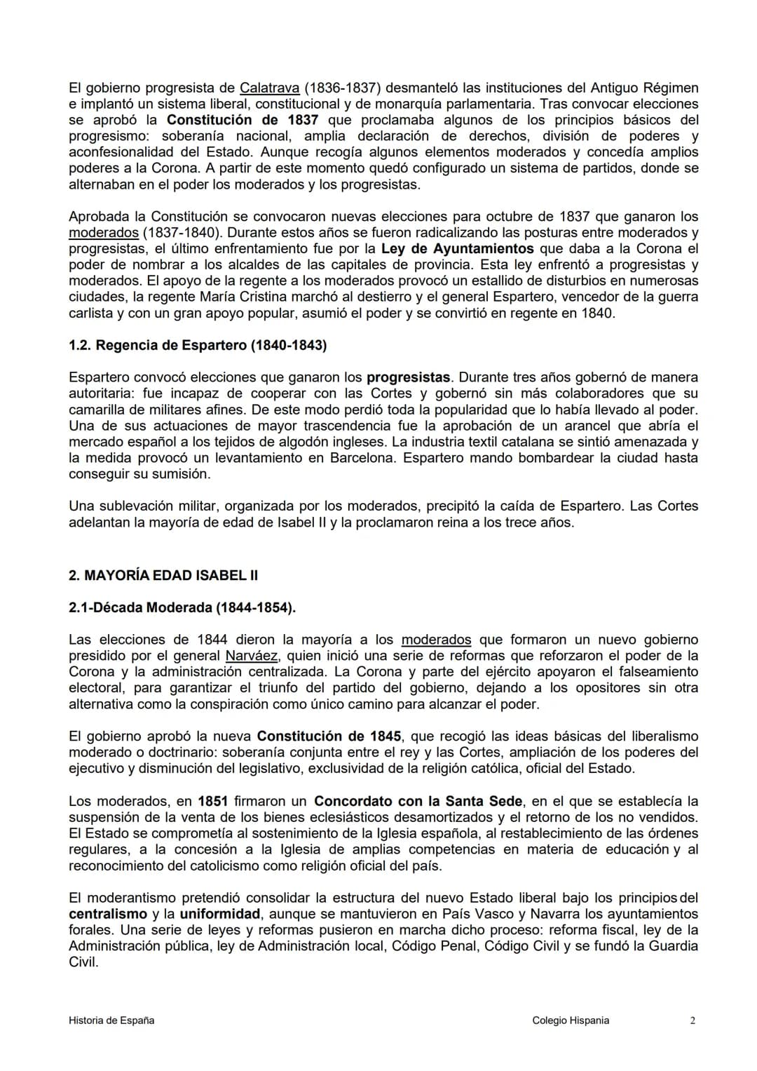 # 9. REVOLUCIÓN LIBERAL EN EL REINADO DE ISABEL II. CARLISMO Y GUERRA CIVIL.
CONSTRUCCIÓN Y EVOLUCIÓN DEL ESTADO LIBERAL.

Introducción

Dur