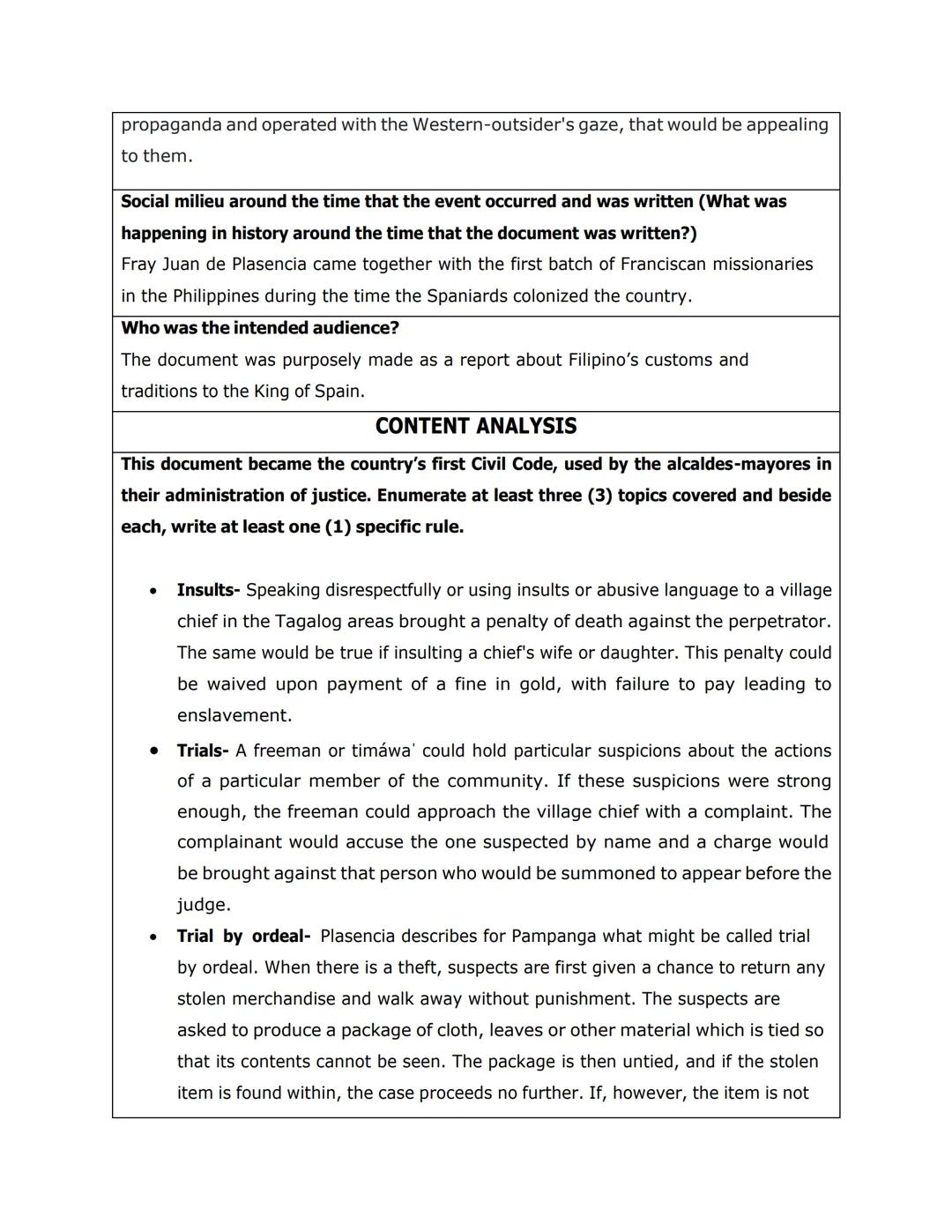 GHIST-READINGS IN PHILIPPINE HISTORY-3427

MODULE 1 UNIT 2.2: EVALUATION

Exercise once again the skill for doing context and text (content)