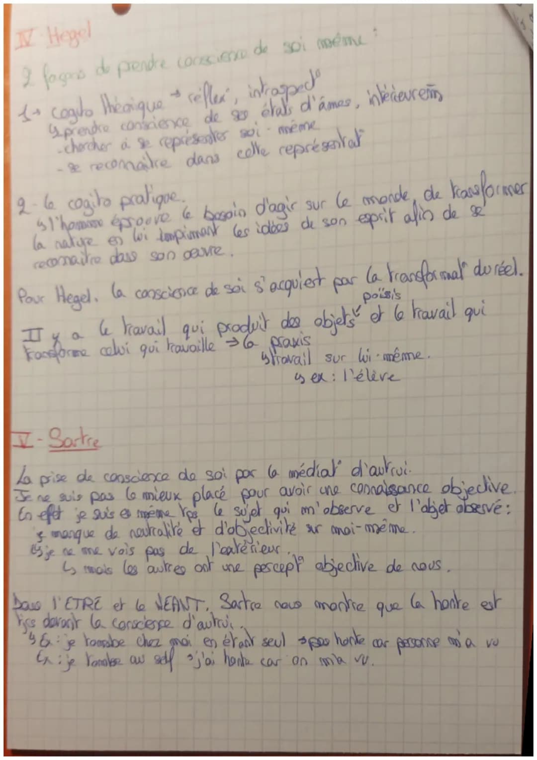 /
• La Conscience.

I-La conscience psychologique
= faculté intelectuelle d'être cascient.
liberto la capacité de se determines dans ses act