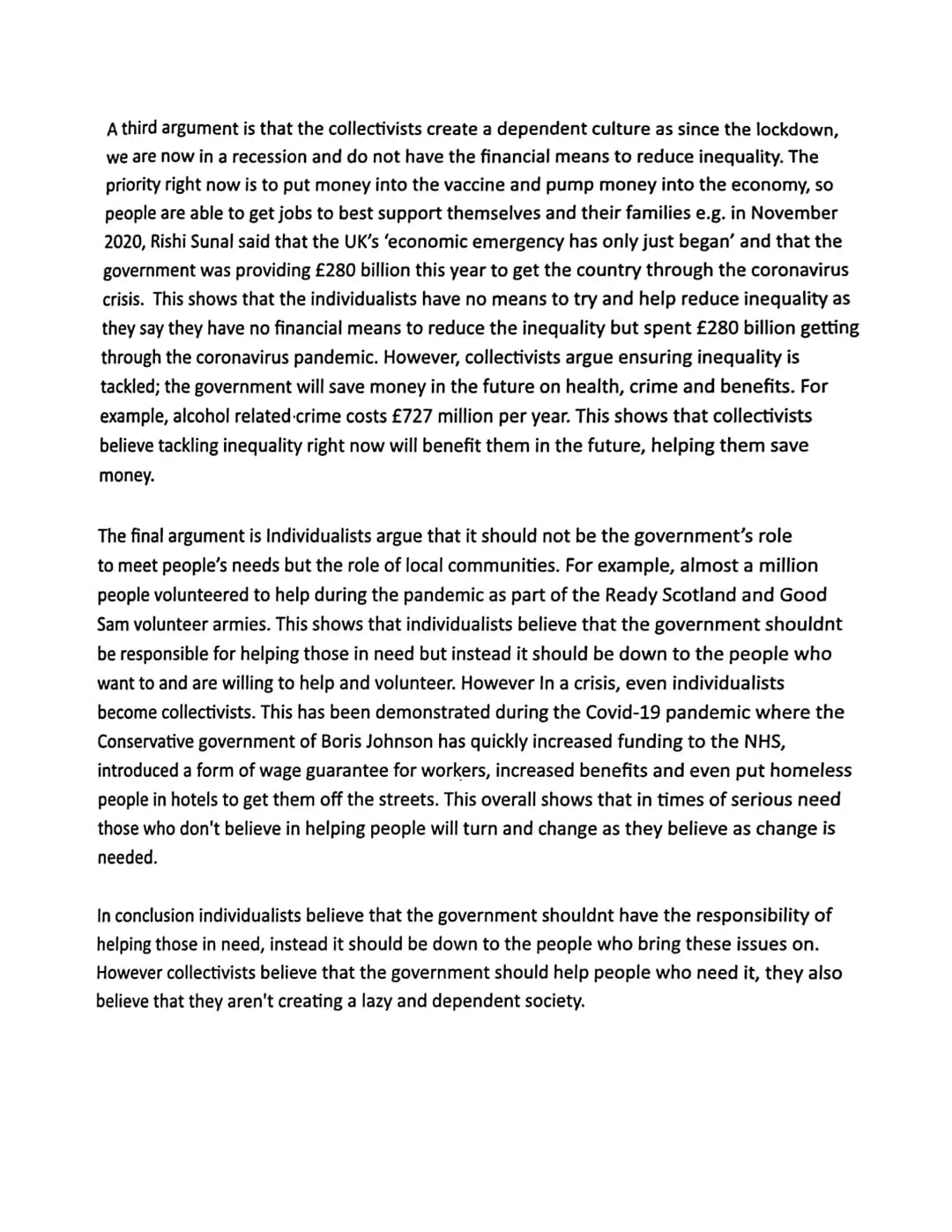 # Modern Studies Essav

Evaluate the view that the government should be responsible for tackling
social inequality

This essay will look int