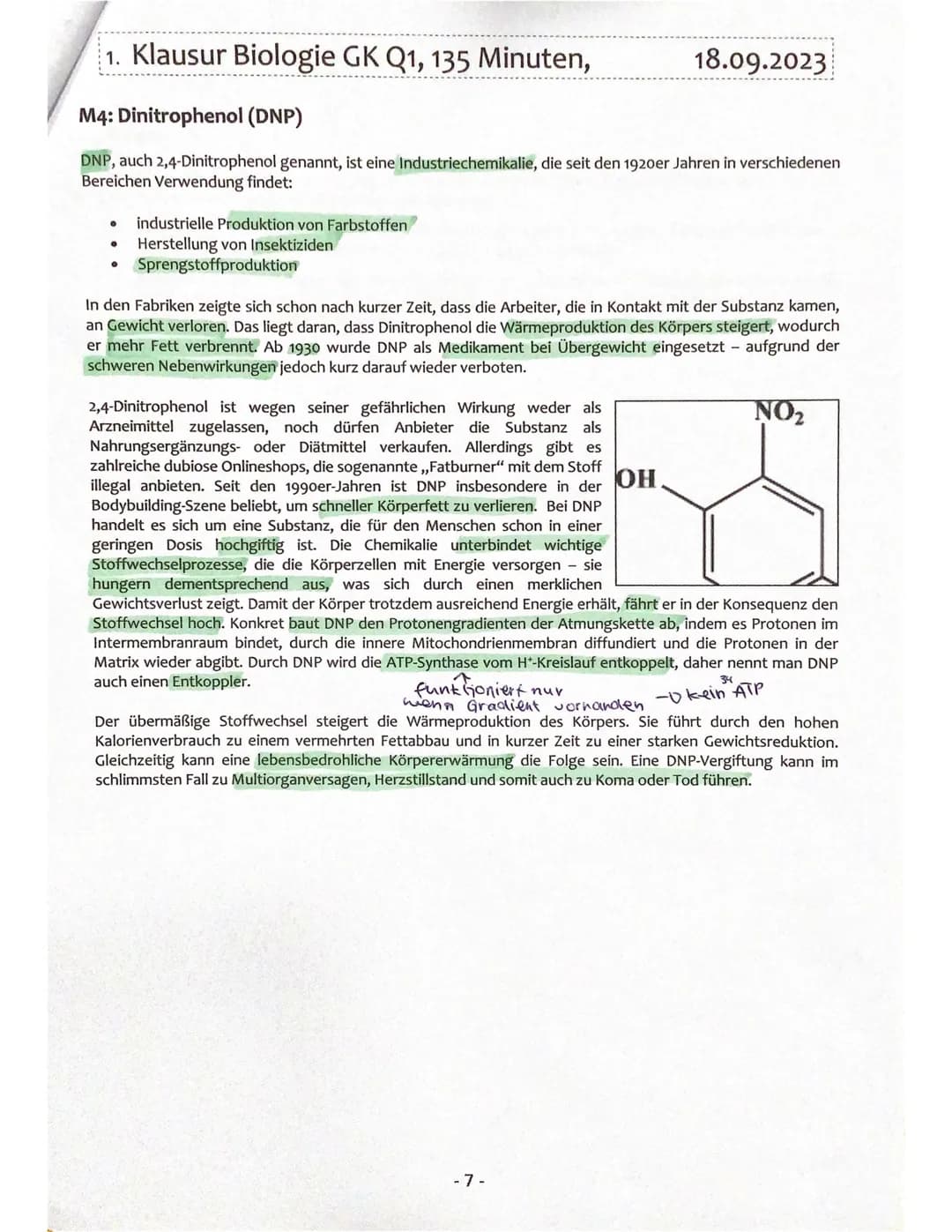 1. Klausur Biologie GK Q1, 135 Minuten,

C: Citratzyklus und Gifte

M1: Pyruvatoxidation und Citratzyklus

COO
|
C=0
|
CH3
Pyruvat
000

NADH