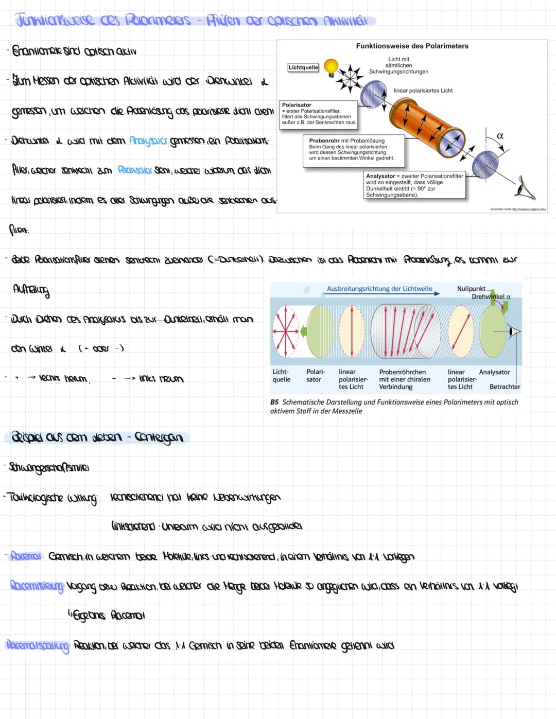 # Chemie-Klausur Nr. 2 am 22.Μαί 2023

11.5 Spiegelbildisomerie und optische Aktivität

- Chiralität wenn sich zwei Holekive nicht cluich Di