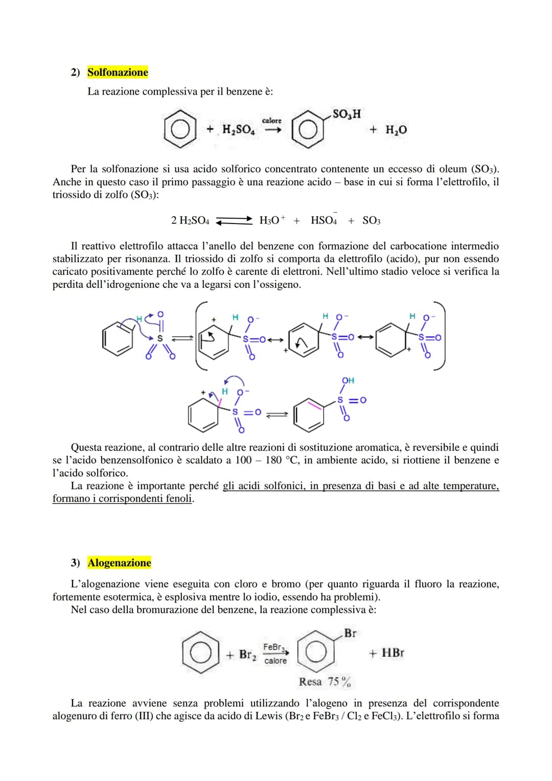 # Benzene e areni

Il benzene, C6H6, è il capostipite di una ampia classe di idrocarburi, eccezionalmente stabili, detti
"aromatici". Il nom