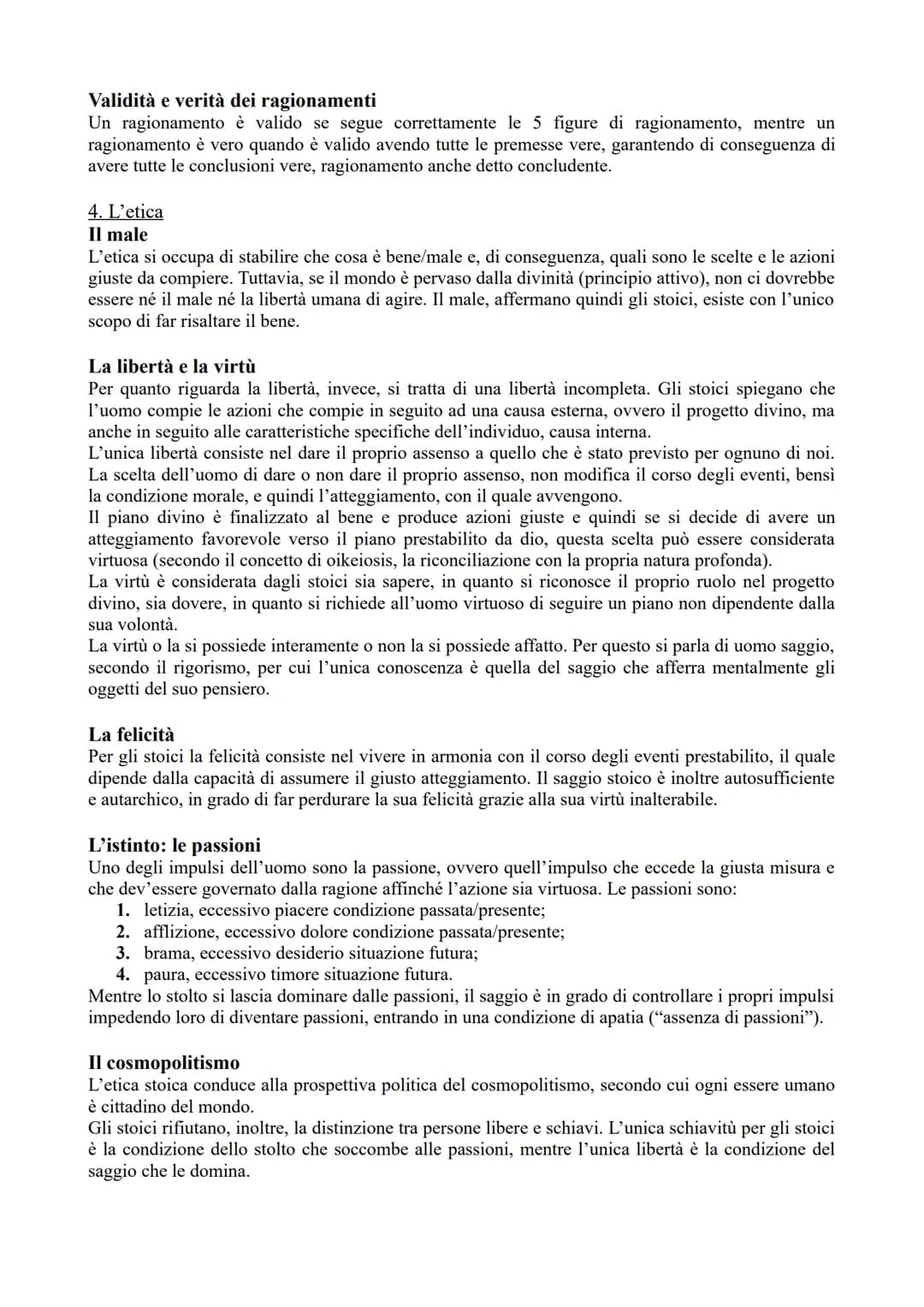 # Lo stoicismo

1. Nascita stoicismo e fasi
La fondazione della scuola

Da Cizio, giunge ad Atene il 30enne Zenone che fonda la sua scuola f