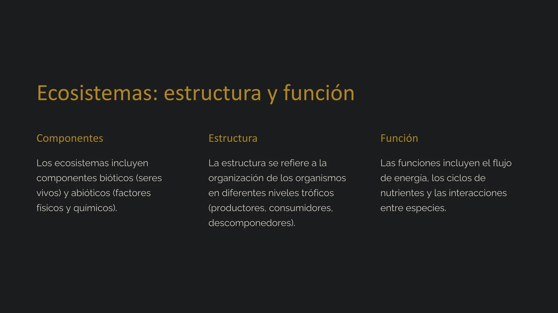 # la Ecología

La ecología es el estudio de las relaciones entre los
organismos y su entorno. Examina cómo interactúan los seres
vivos entre