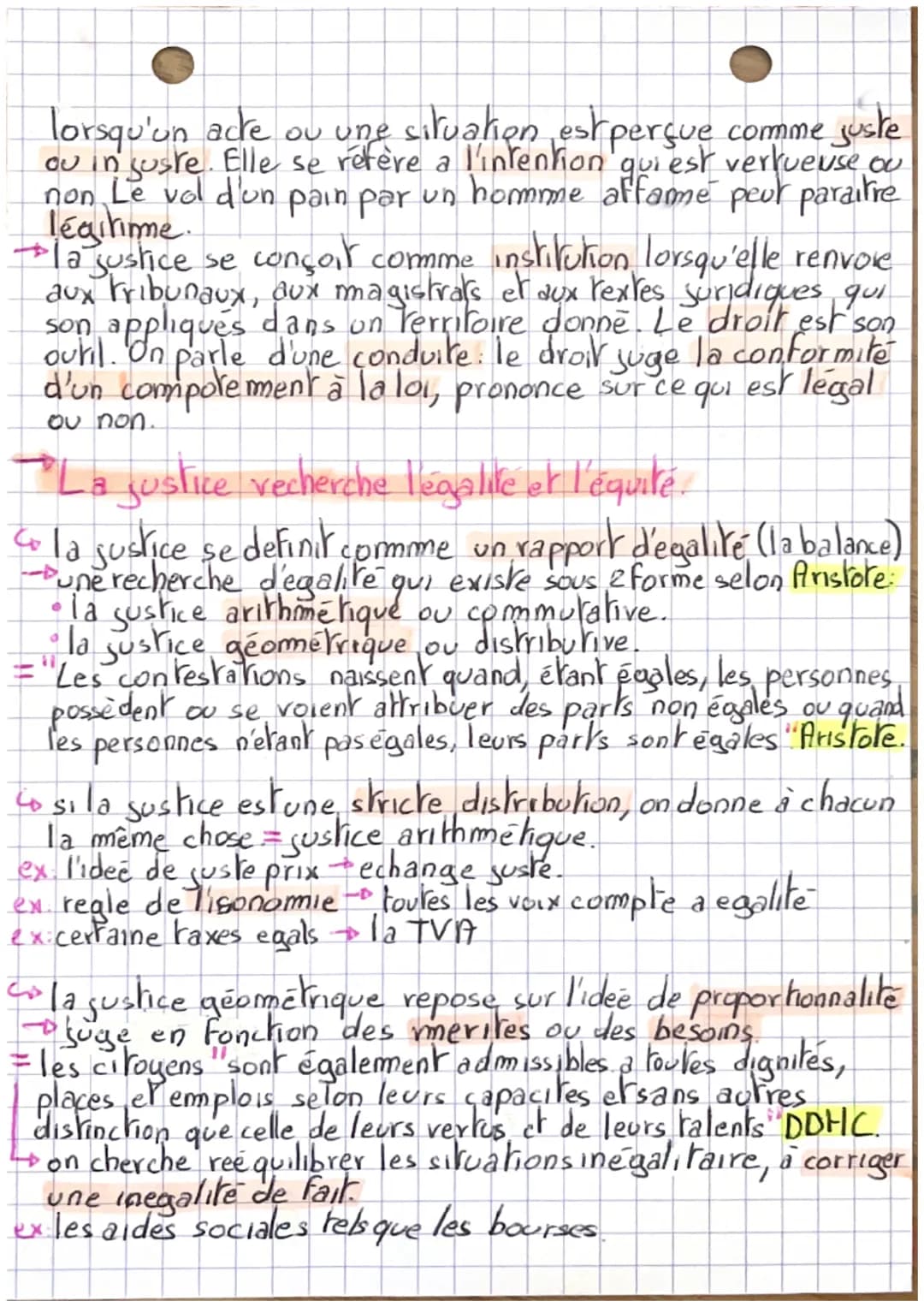 # 1

Philosophie, la justice.

Vocabulaire essenciel pour débuté

le droit est l'ensemble des regles qui organisent la vie
en société, c'est