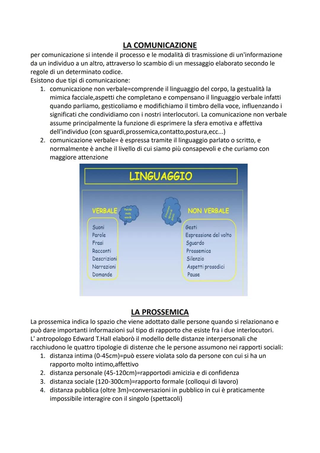 # LA COMUNICAZIONE

per comunicazione si intende il processo e le modalità di trasmissione di un'informazione
da un individuo a un altro, at