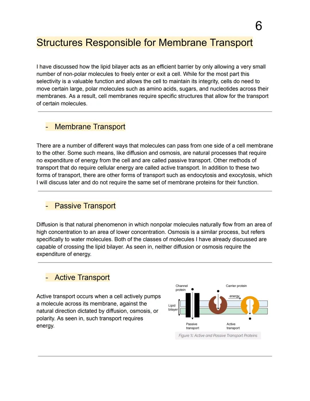 1

# Cell Membranes

- Important structures because they function as a barrier from the outside environment.
- Acts as a threshold which sel