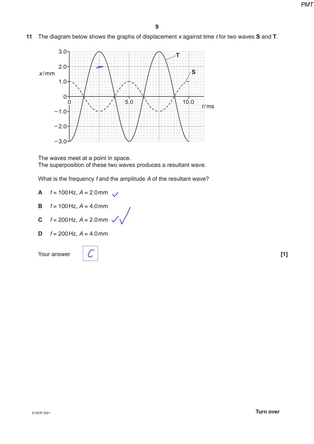 # OCR
Oxford Cambridge and RSA

# Thursday 14 October 2021 - Morning

# A Level Physics A

# H556/02 Exploring physics
Time allowed: 2 hours