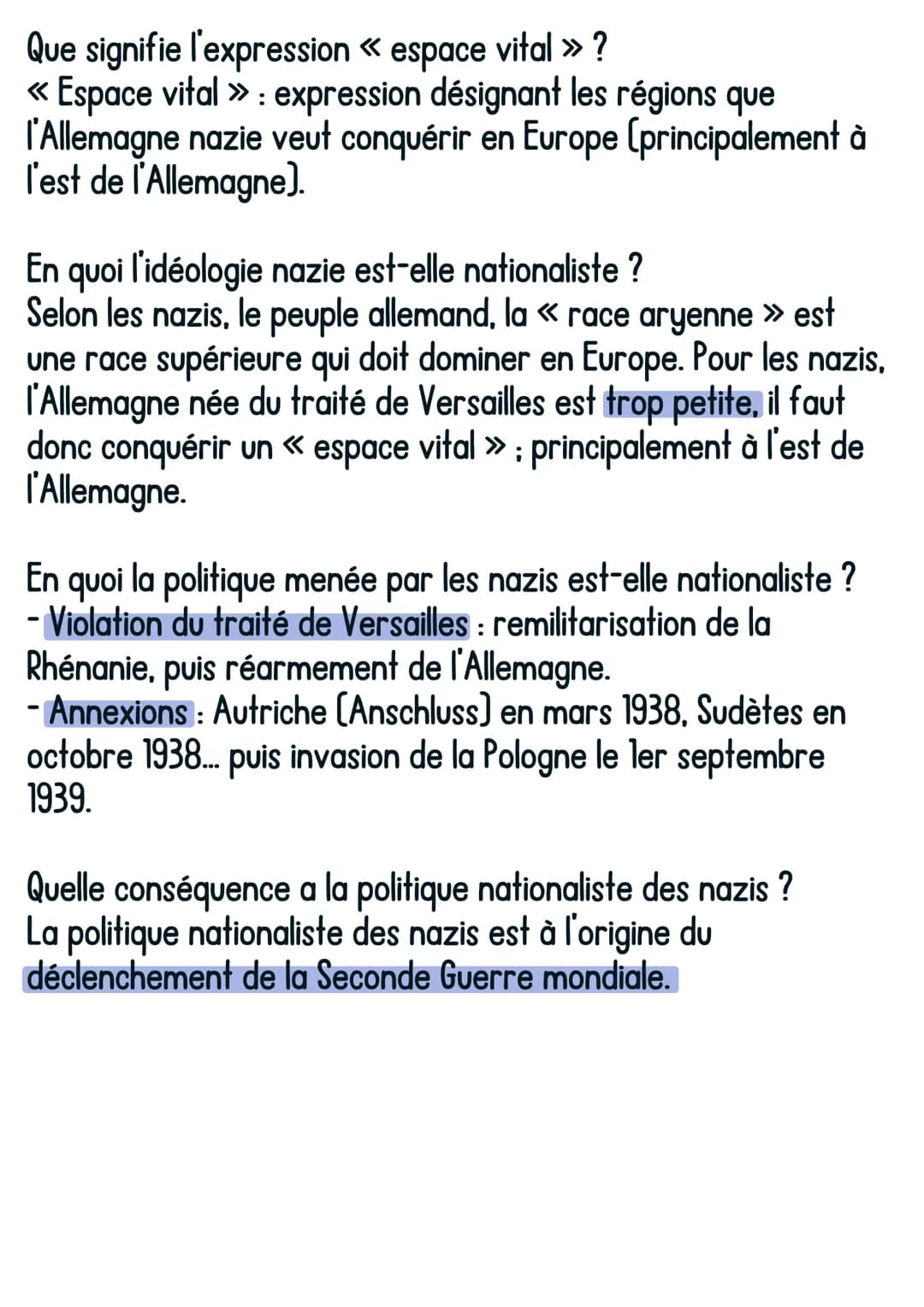 # Histoire
@avoirsonbrevet

Allemagne nazie avec Hitler

1. Les causes de l'arrivée au pouvoir des nazis : les crises des
années 1930

Quell