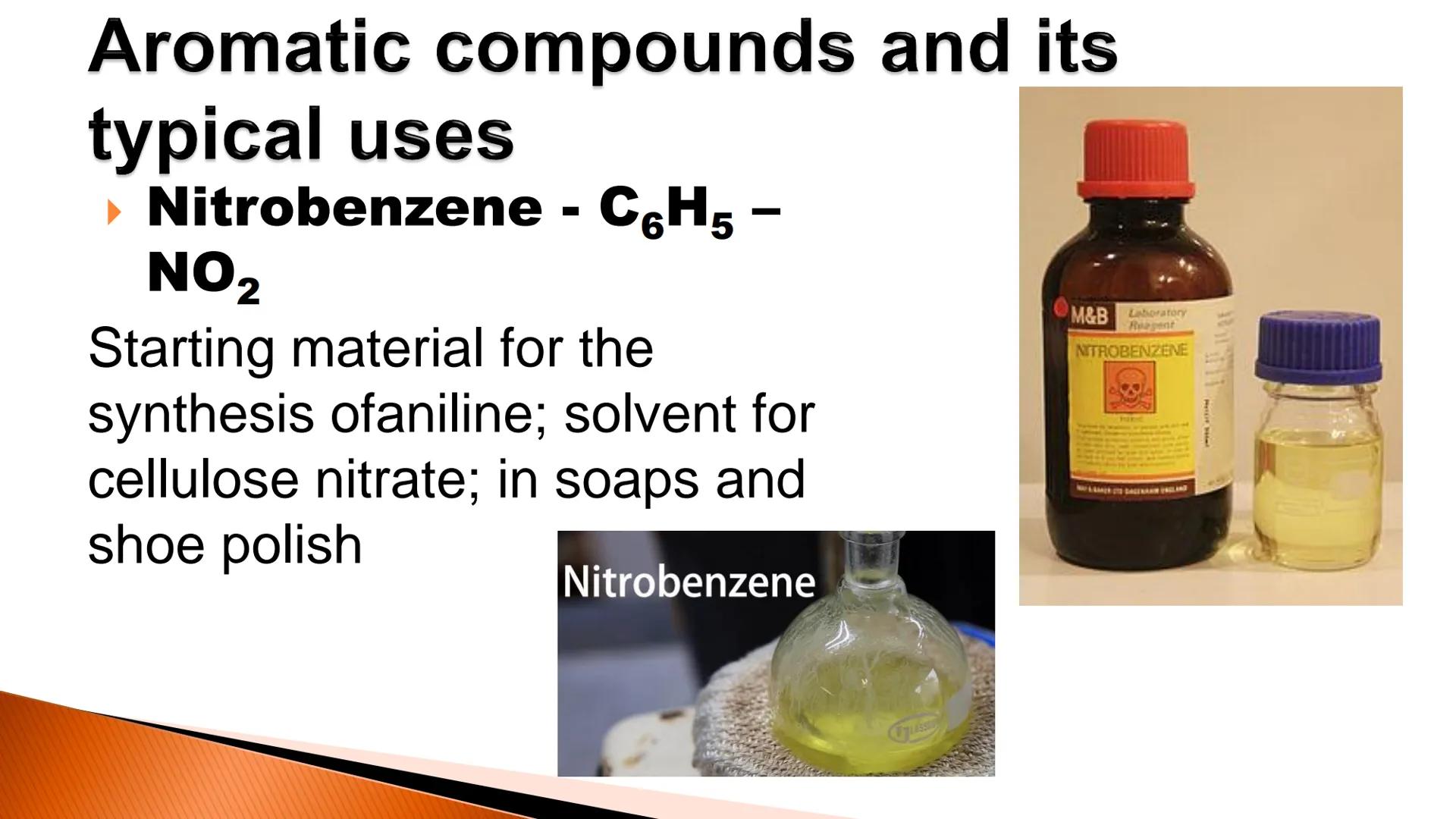 # Benzene & Aromatic
Compounds

Based on McMurry's Organic Chemistry, 7th edition # Discovery of benzene

► Isolated in 1825 by Michael Fara