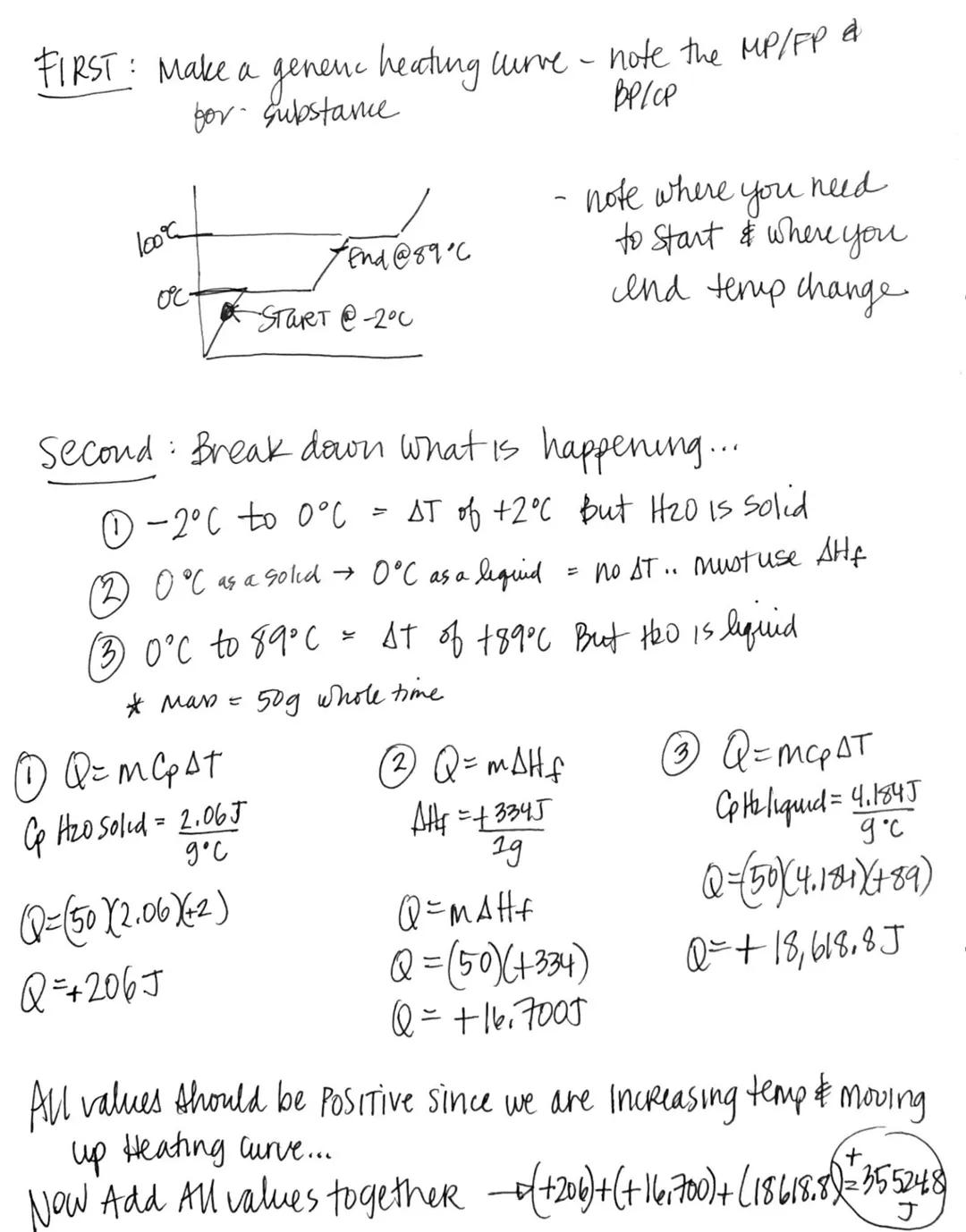 
<p>To Calculate the amount of energy a system absorbs or loses, we have a couple of equations:</p>
<h2 id="specificheatandheatcapacity">Spe
