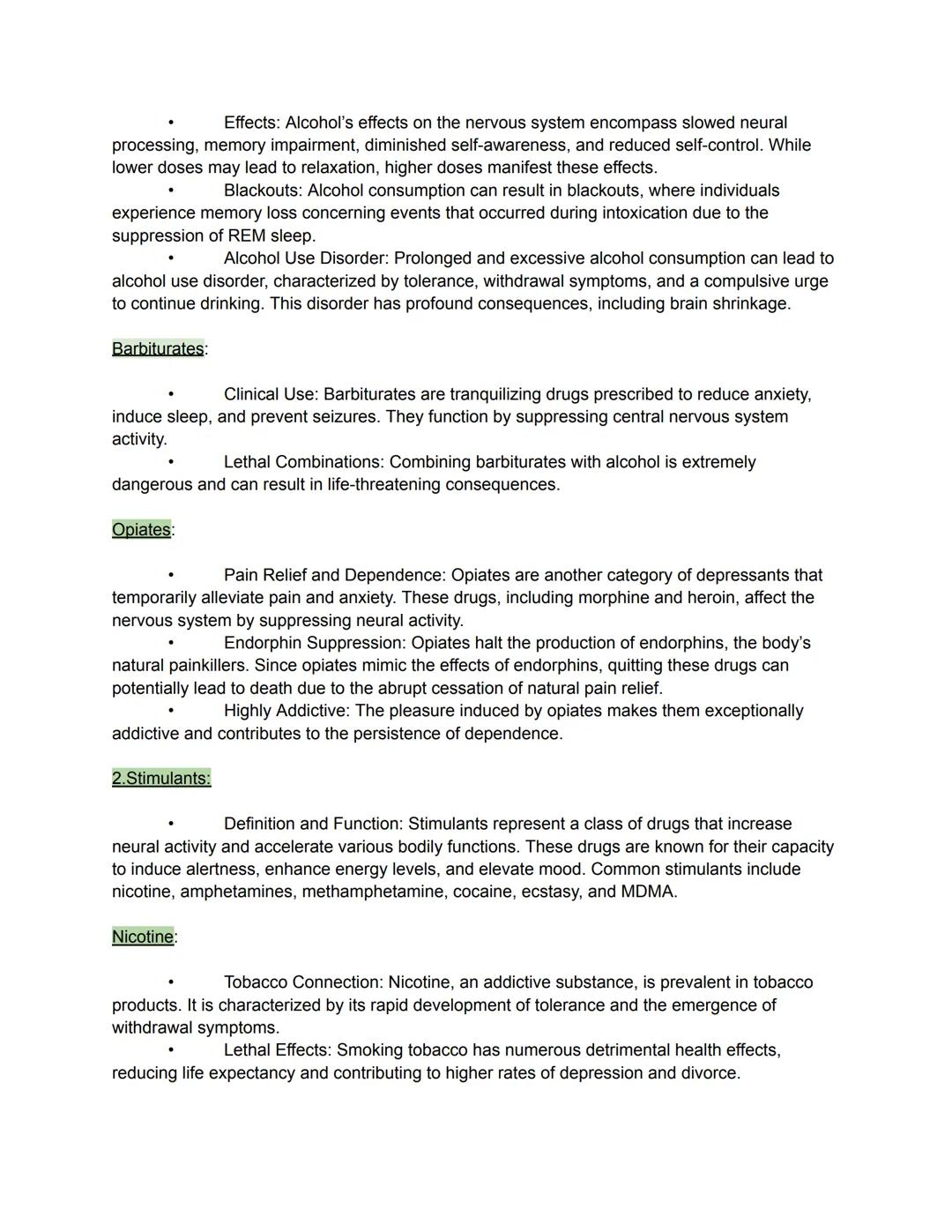 # AP PSYCHOLOGY UNIT 2 - 2.5 Influence of
Drugs on Neural Firing

Psychoactive Drugs:

*   Definition and Effects: Psychoactive drugs encomp