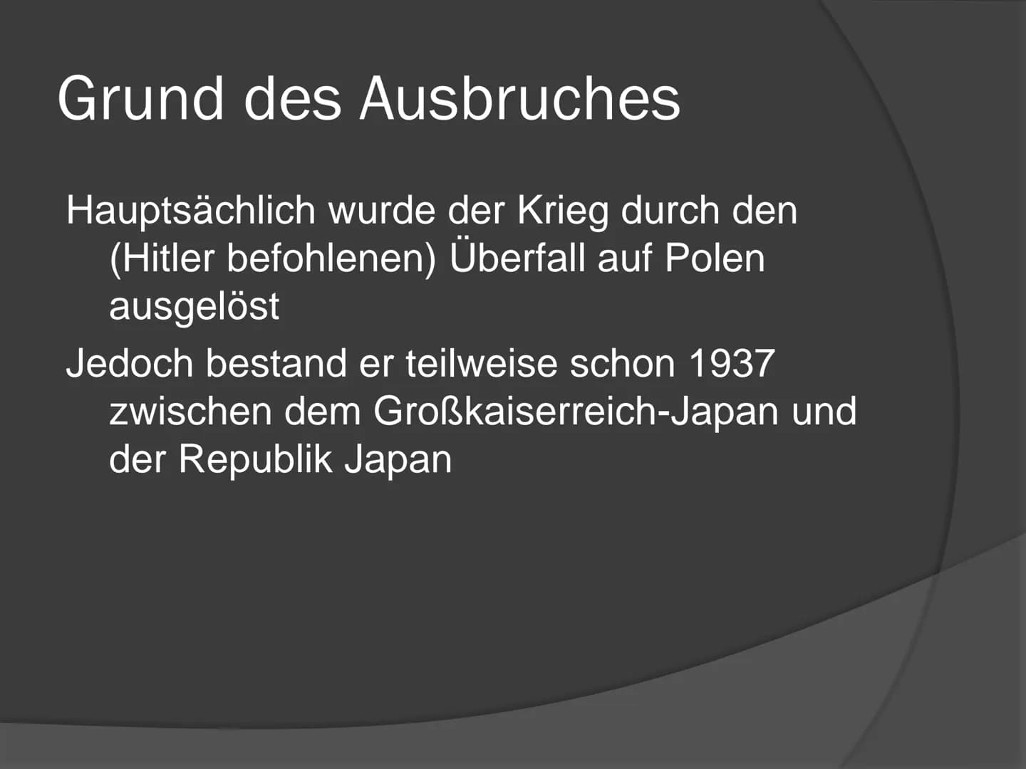 „Der Untergang Hitlers“

2. WELTKRIEG (1939-1945) # Inhaltsverzeichnis

*   Grund des Ausbruches
*   Die Allianzen
*   Das Ende Deutschlands