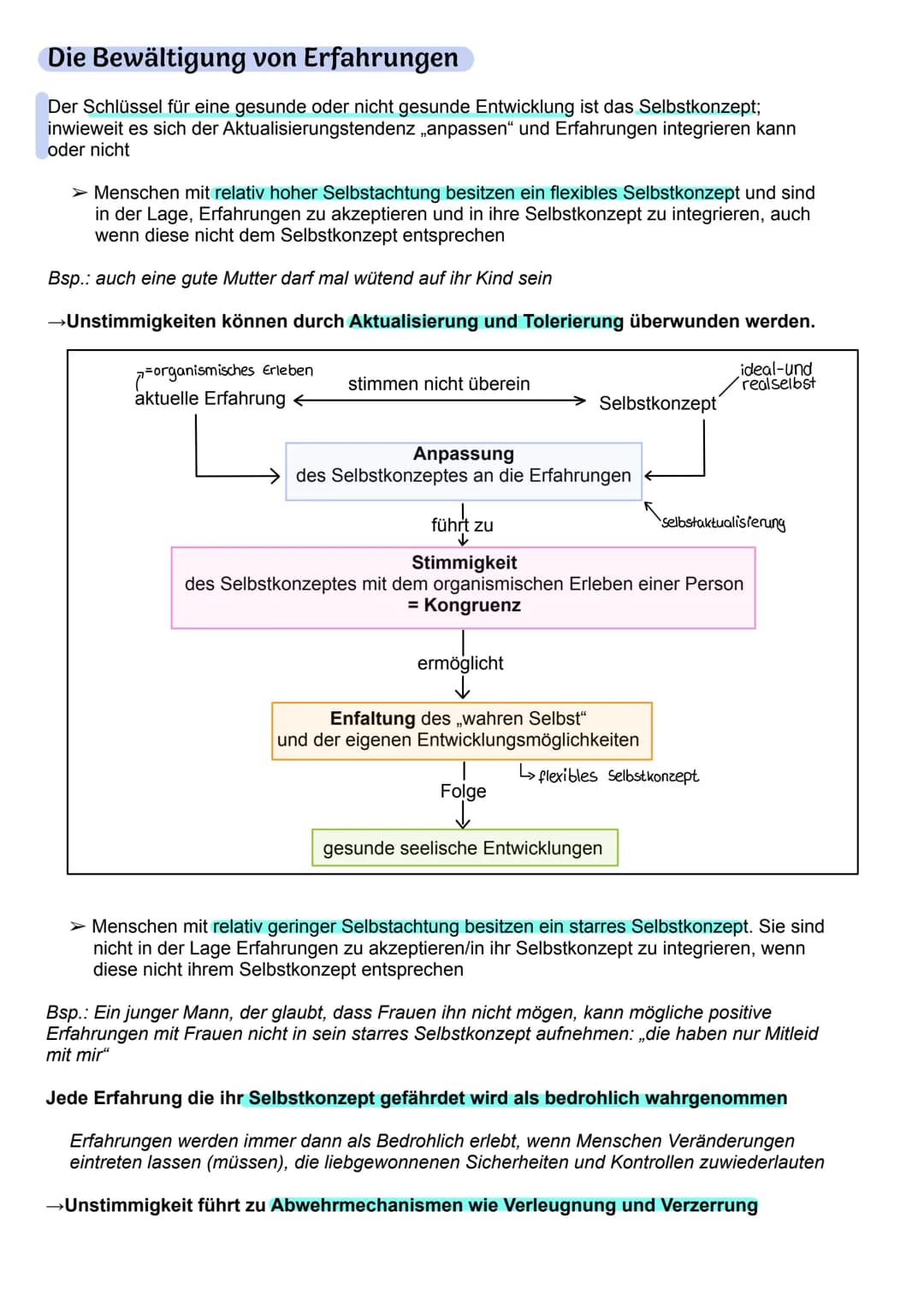 # Humanistische Psychologie

Grundlegende Annahmen der Humanistischen Psychologie:

- Jeder Mensch strebt nach Selbstbestimmung und Unabhäng