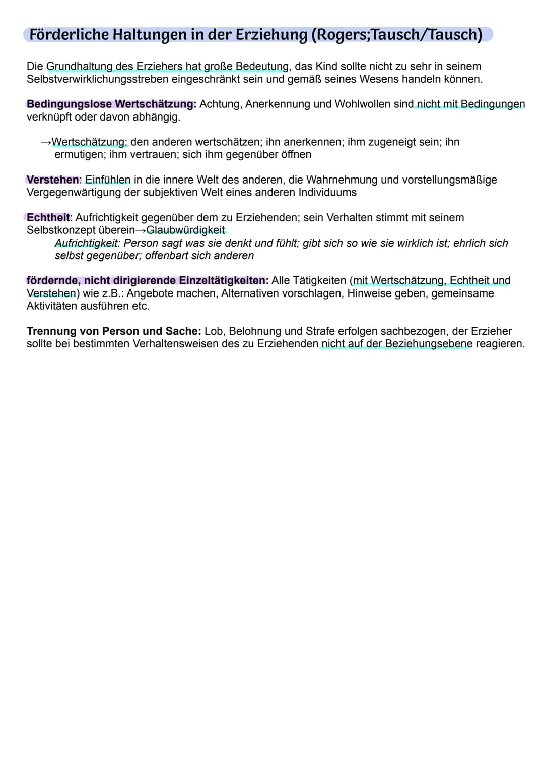 # Humanistische Psychologie

Grundlegende Annahmen der Humanistischen Psychologie:

- Jeder Mensch strebt nach Selbstbestimmung und Unabhäng