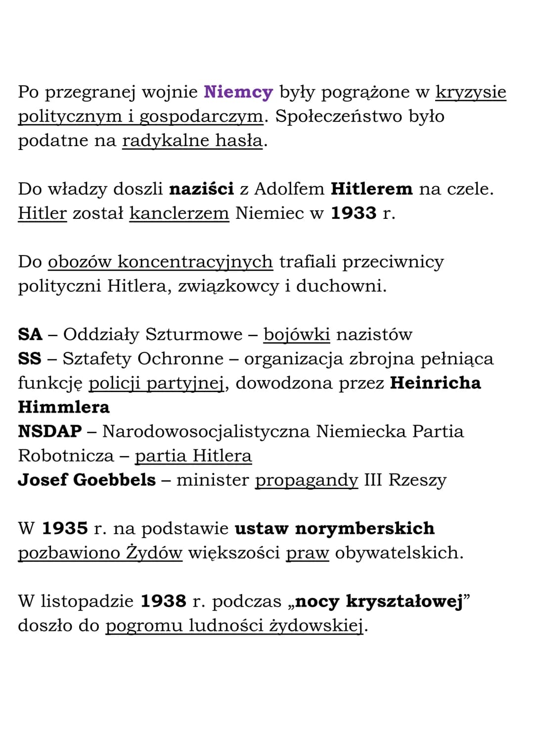 # Świat w okresie
międzywojennym –
podsumowanie

(Rozdział VI, NE 7)

# Świat po I wojnie światowej
28 VI 1919 - podpisanie traktatu wersals
