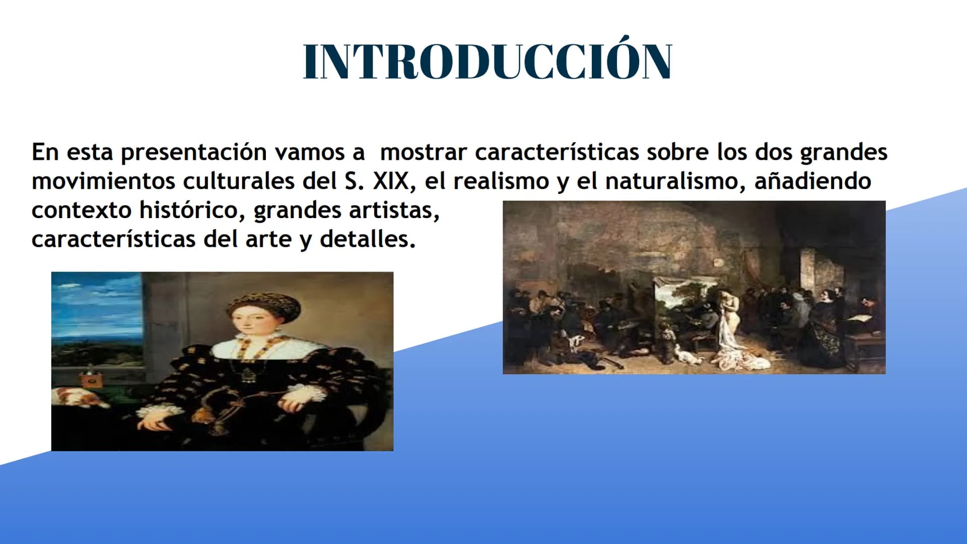 # Características del Realismo y el
# Naturalismo ÍNDICE

Introducción Dia.3
EL REALISMO Dia.4
- Contexto histórico Dia.4
- Características 