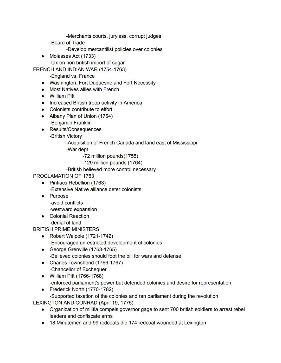 Period 3 (1754-1800)
Imperial wars and

THE ENLIGHTENMENT: JOHN LOCKE
*   The second Treatise on Government
    -ADAM SMITH
        *   An i