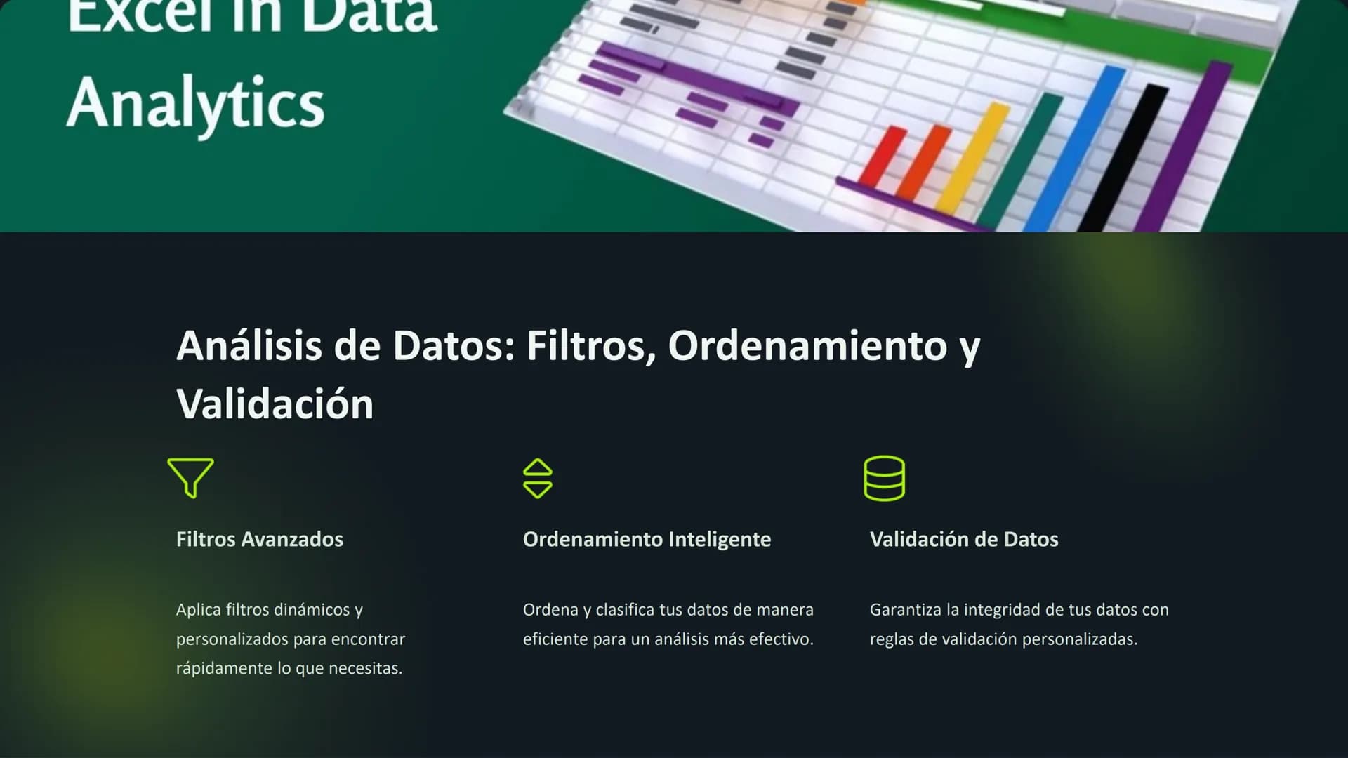 # Hojas de Cálculo

# Avanzadas

Domina las funciones y fórmulas avanzadas, crea macros potentes,
aprovecha las tablas dinámicas y realiza a