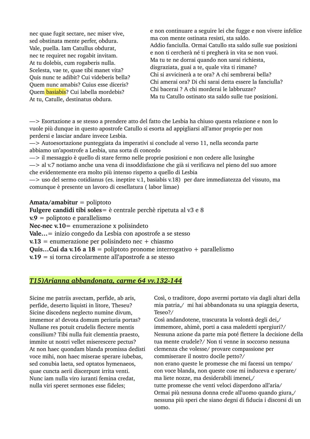 # CATULLO

GENERE: lirica, trattato anche dai poeti neoteroi inspirandosi ai modelli greci.

O Dalla poetica alessandrina di Callimaco (V-II