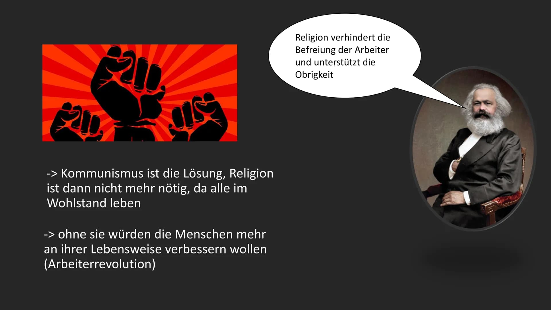 Religion ist
wie Opium
für das Volk
Karl Marx
غ نے نے
Rauchen?
Was hat das
???
Drogen? miteiKarl Marx aks Religionskritiker
Was soll das?
tu