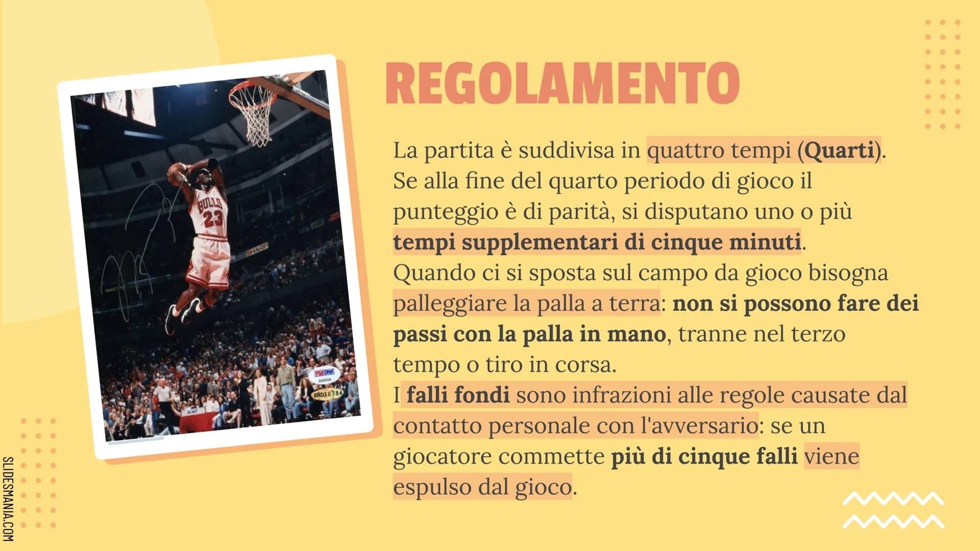 IL BASKET Il basket è uno sport di squadra in
cui due formazioni di 5 giocatori
devono cercare di far entrare la palla
nel canestro avversar
