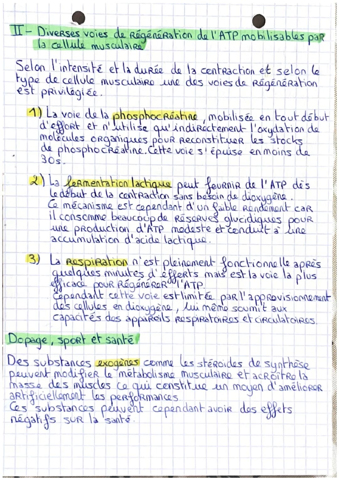 # ORIGINE DE L'ATP
nécessaire à la
contraction de la
cellule musculaire
Les Réserves des cellules musculaires en ATP étant extrêmement
faibl