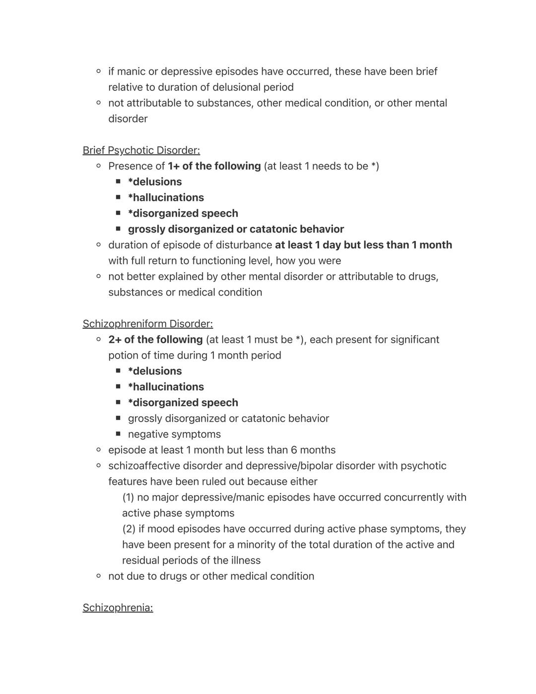 # Schizophrenia and Psychosis

Schizophrenia and Stigma
*   violence
    *   people with schizophrenia much more likely to be victims of vio