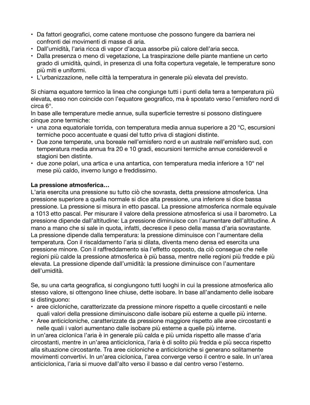 <h2>Struttura e composizione dell'atmosfera</h2>
<p>L'<strong>atmosfera terrestre</strong> è l'involucro gassoso che circonda la Terra e rap