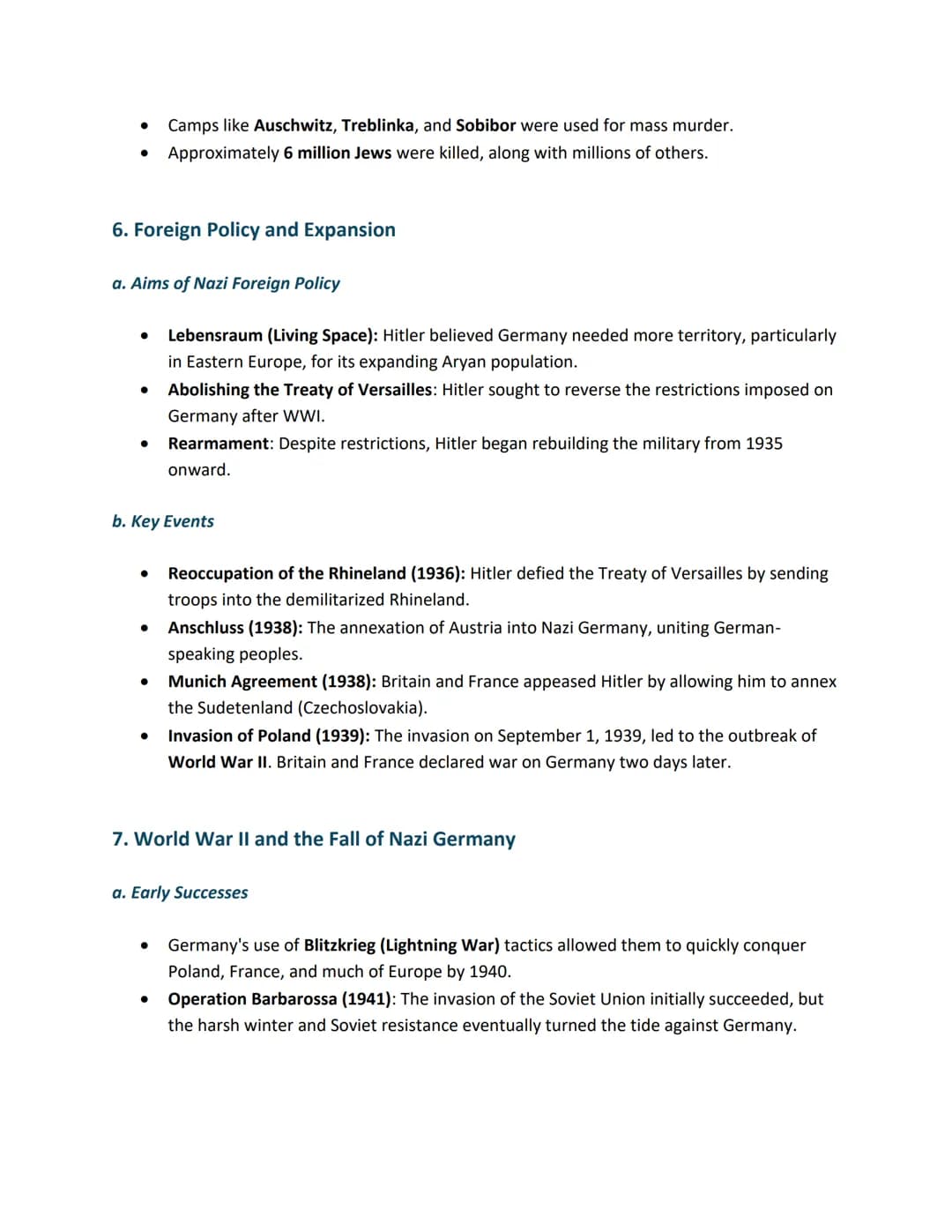 # Nazi Germany - GCSE History

Nazi Germany, under Adolf Hitler and the National Socialist German Workers' Party (Nazi Party),
ruled from 19