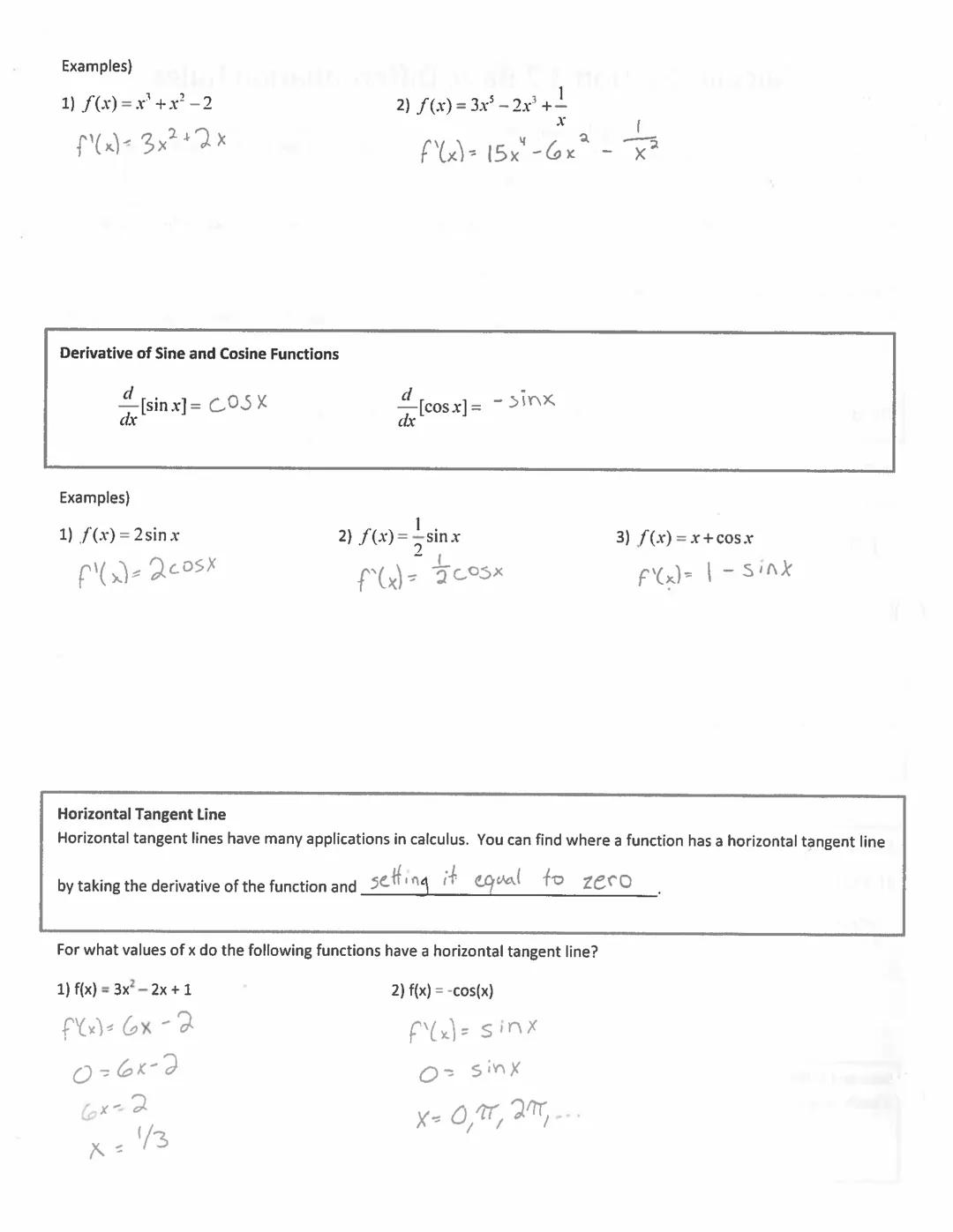 # Calculus Section 2.2 Basic Differentiation Rules

-Find the derivative of a function using the constant rule
-Find the derivative of a fun