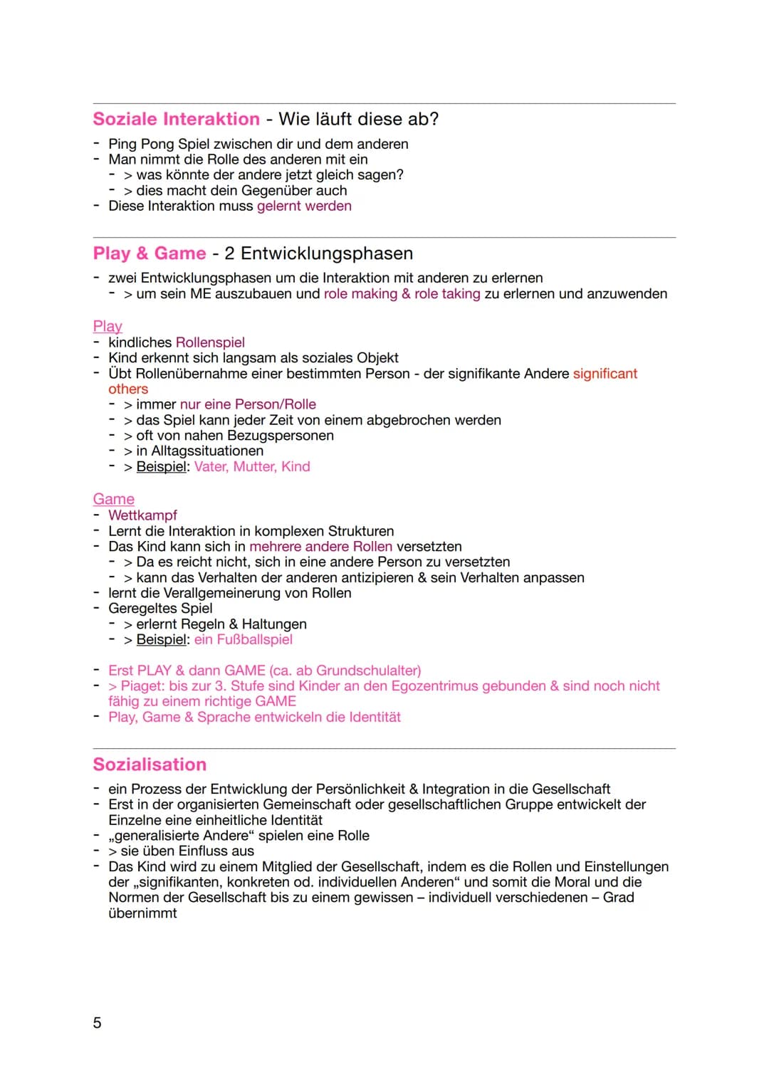 # Pädagogik Abitur 2023

# Identität

Sozialisation

Mead, Erikson, Hurrelmann, Kohlberg Pädagogik Abitur 2023

# Sozialisation

## Definiti