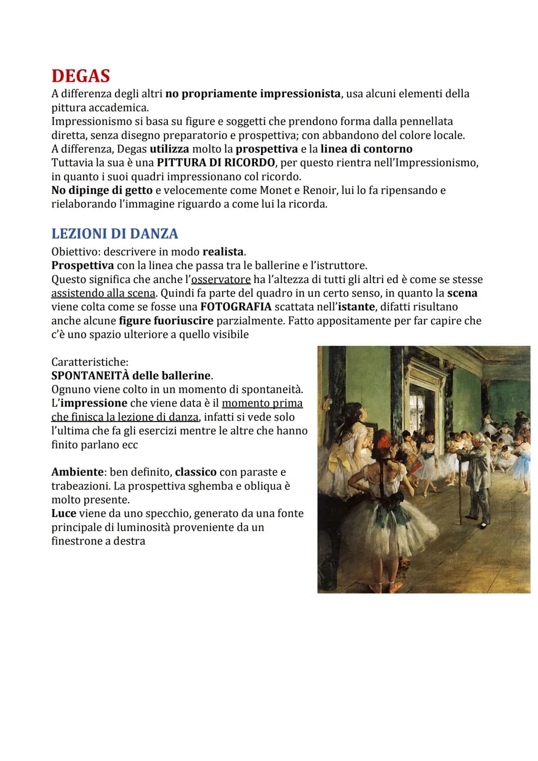 # Impressionismo

Nasce in Francia (1874). È ispirato da movimenti artistici come il Realismo (in
quanto hanno in comune l'attenzione a scen
