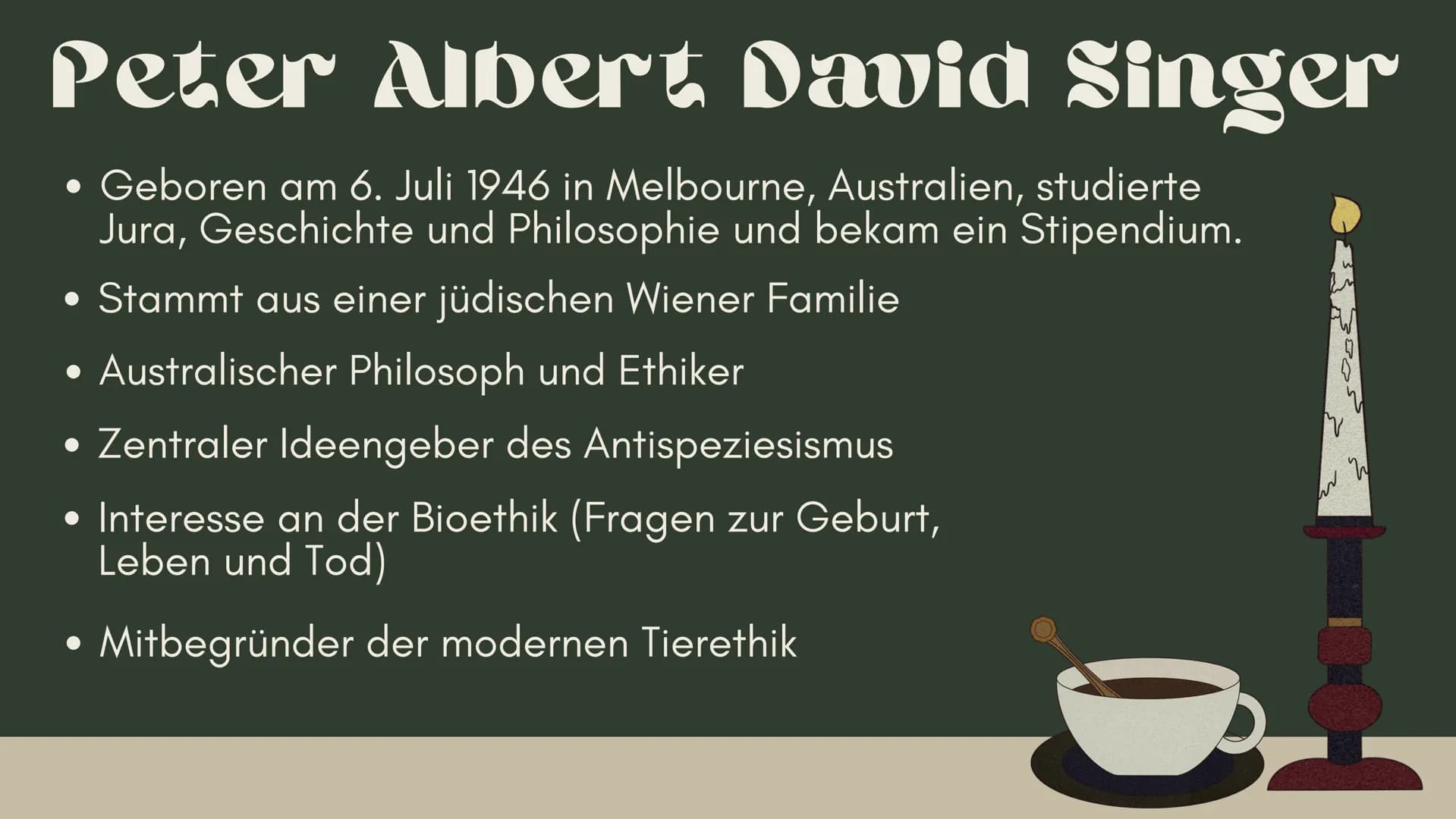 # Ethik Q1

Lena-Jasmin Terfoorth

Peter
Singer # Inhaltsangabe

*   Kurzbiografie Peter Singer
*   Der (Präferenz-)utilitarismus
*   Der Pe