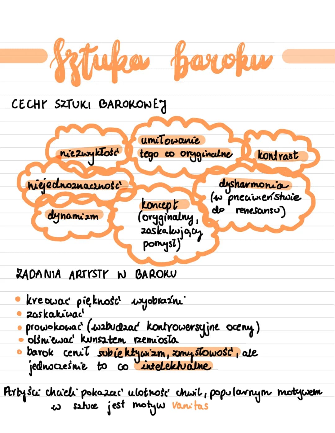 # Wstęp do baroku

BAROK Świat wewnętanylı spreczności

# Kontrasty

- bujny rozwój sztuki
odkrycia
GALILE USZ
- skonstruował
teleskop
HOLEN