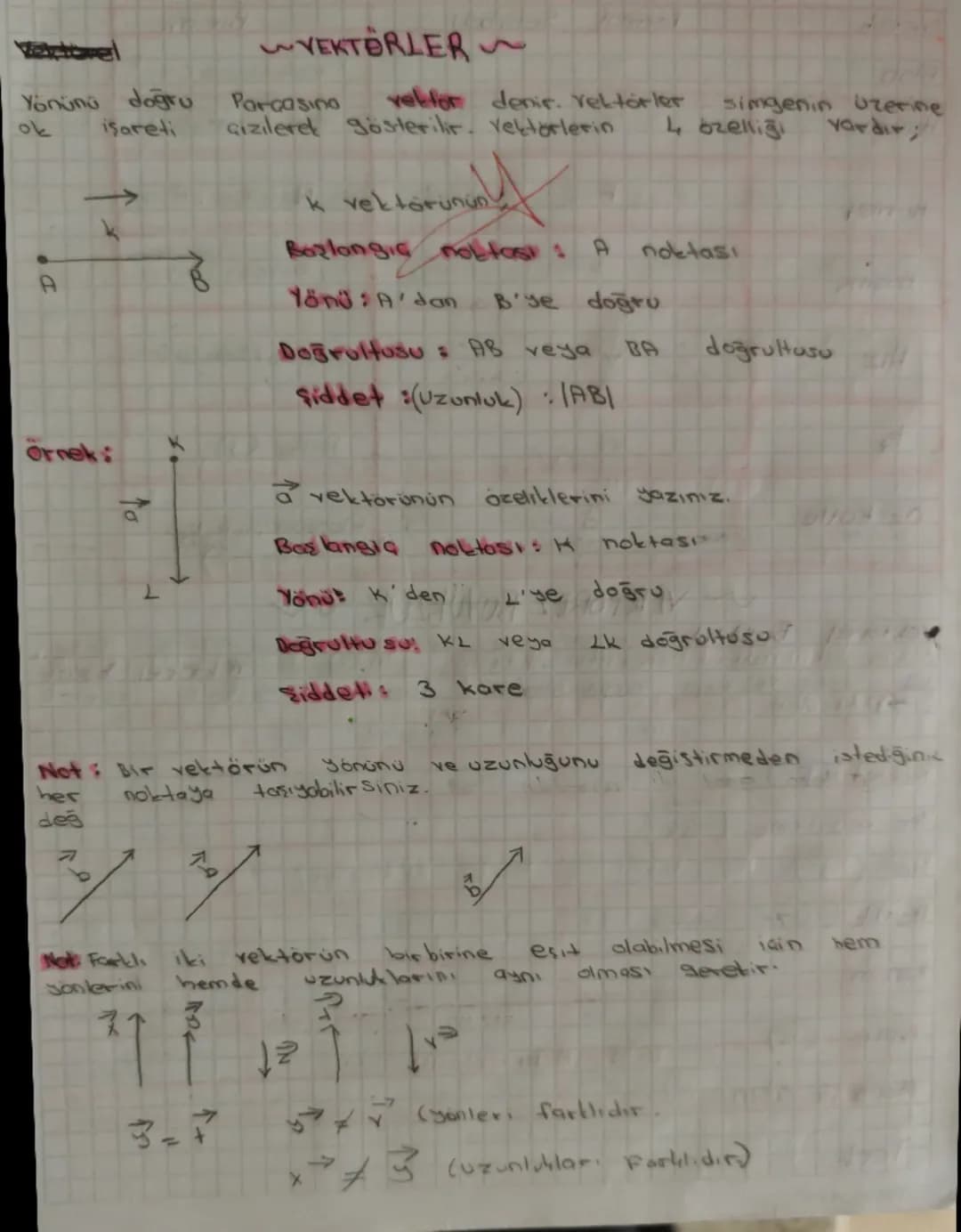 Vertorel

~VEKTÖRLER~

Yönünü doğru Parçasına velfor denir. Vektörler simgenin üzerine
ماه Gizilerek gösterilir. Vektörlerin 4 özelliği vard