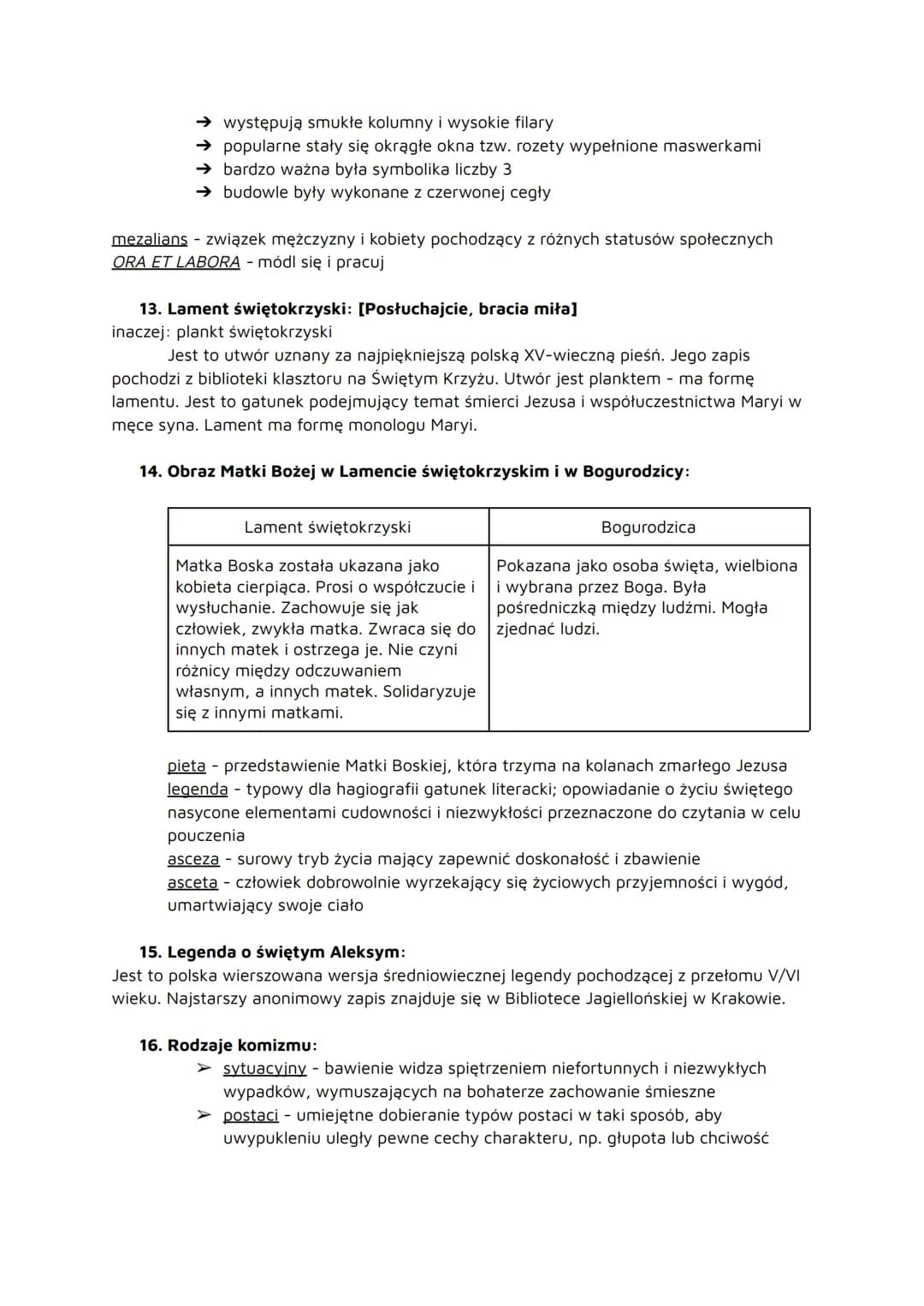 # ŚREDNIOWIECZE

1. Średniowiecze inaczej:

➤ media aetas

➤ media aevum

➤ media tempora

wieki średnie [średnie = nędzne, marne] - określe